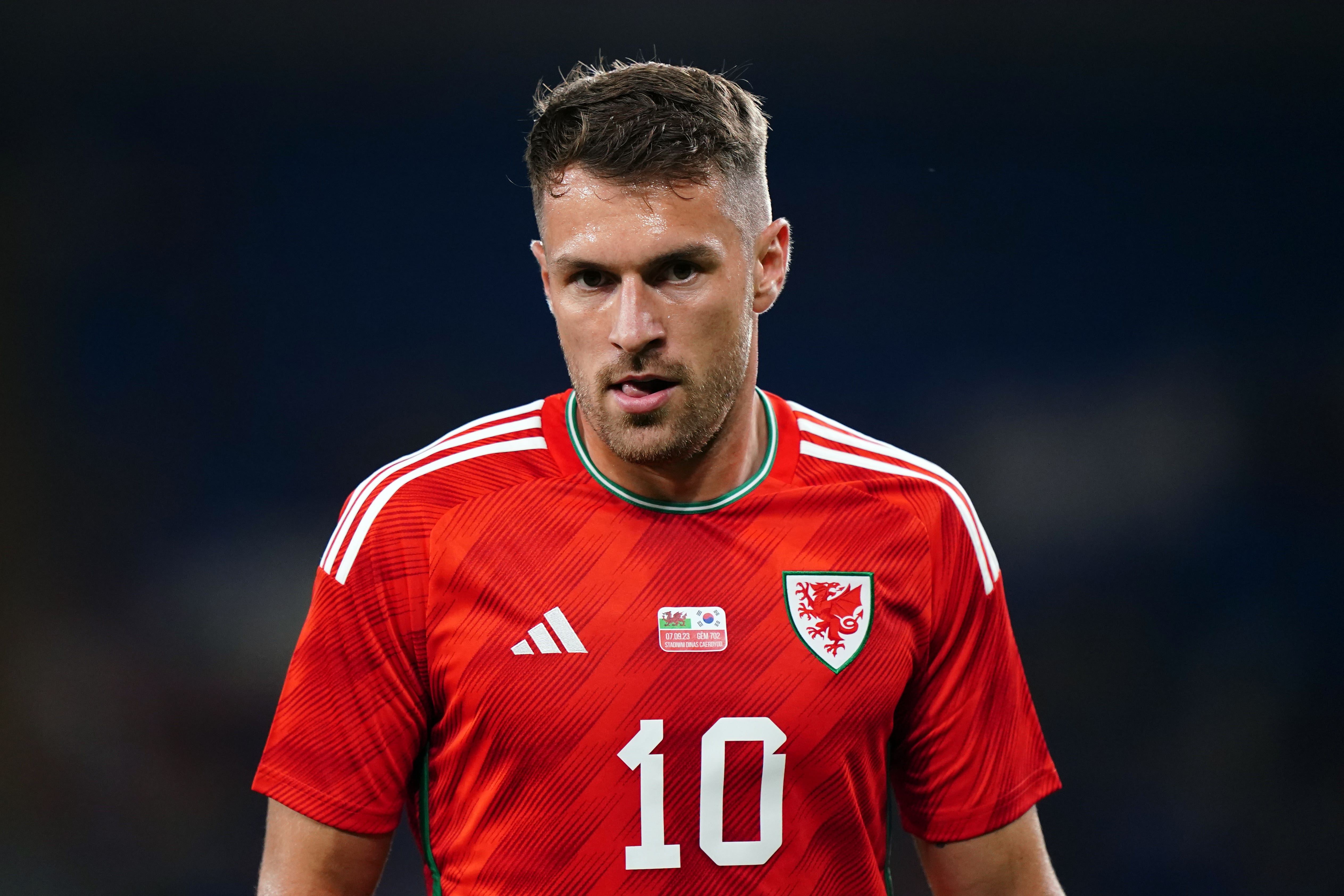 Aaron Ramsey has travelled to Armenia to support his Wales teammates