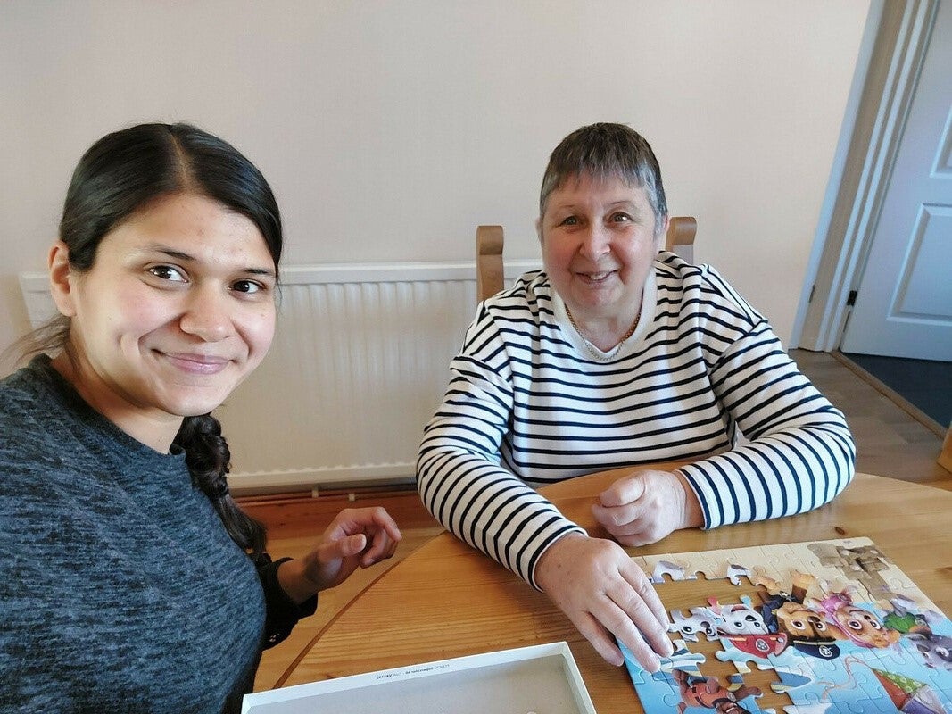 Melissa Williams with her mother Wendy, who was diagnosed with dementia after going private