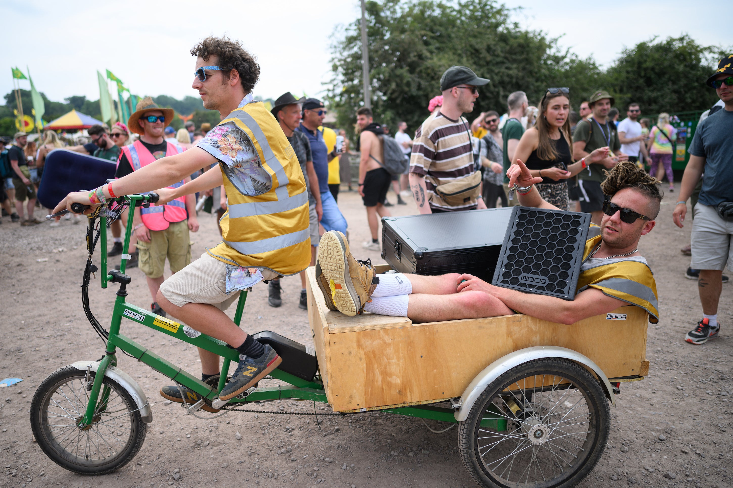 Glastonbury volunteers