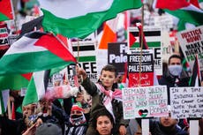 Pro-Palestinian protest organisers plan national day of action on Saturday