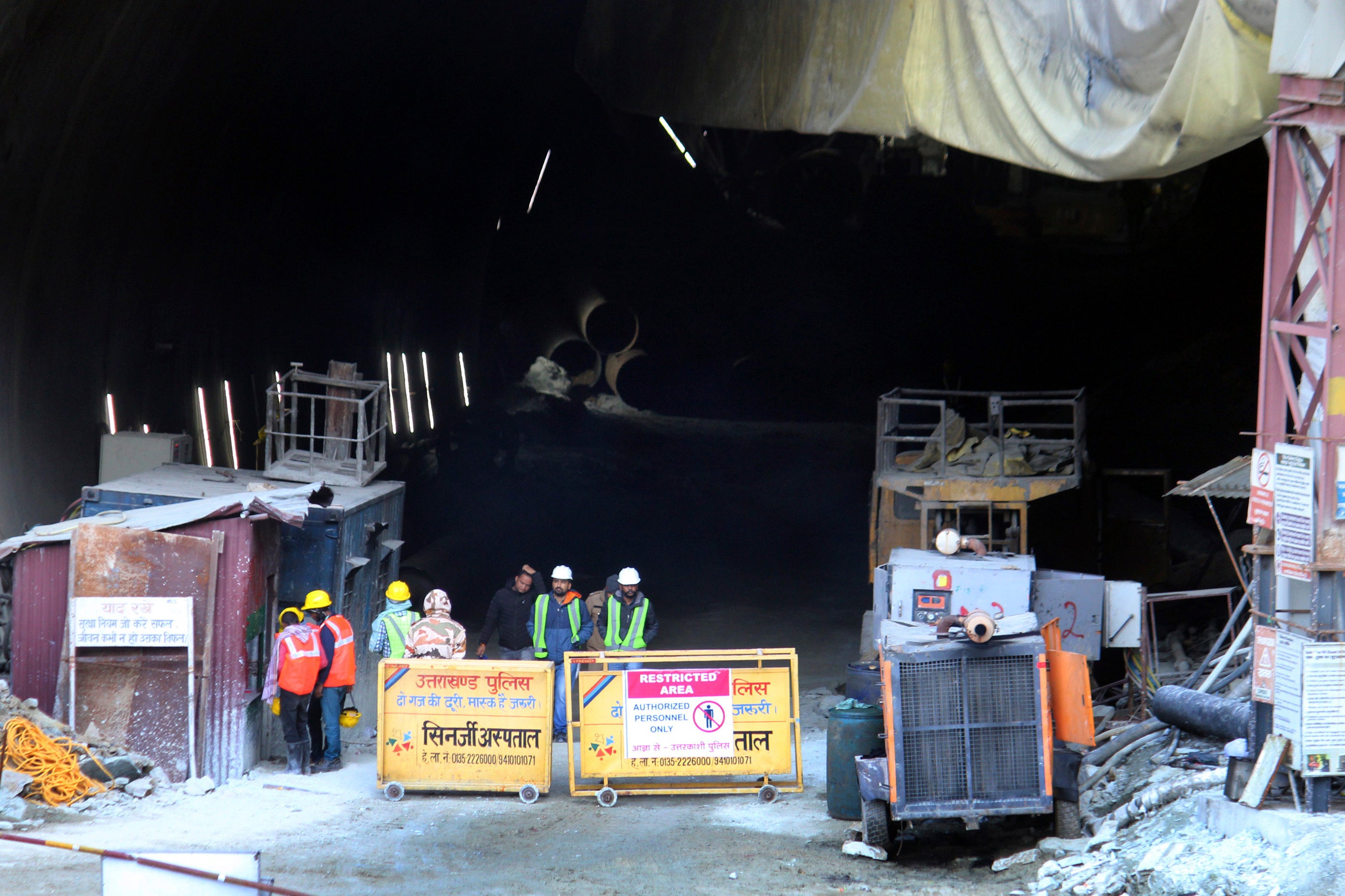 India Tunnel Collapse