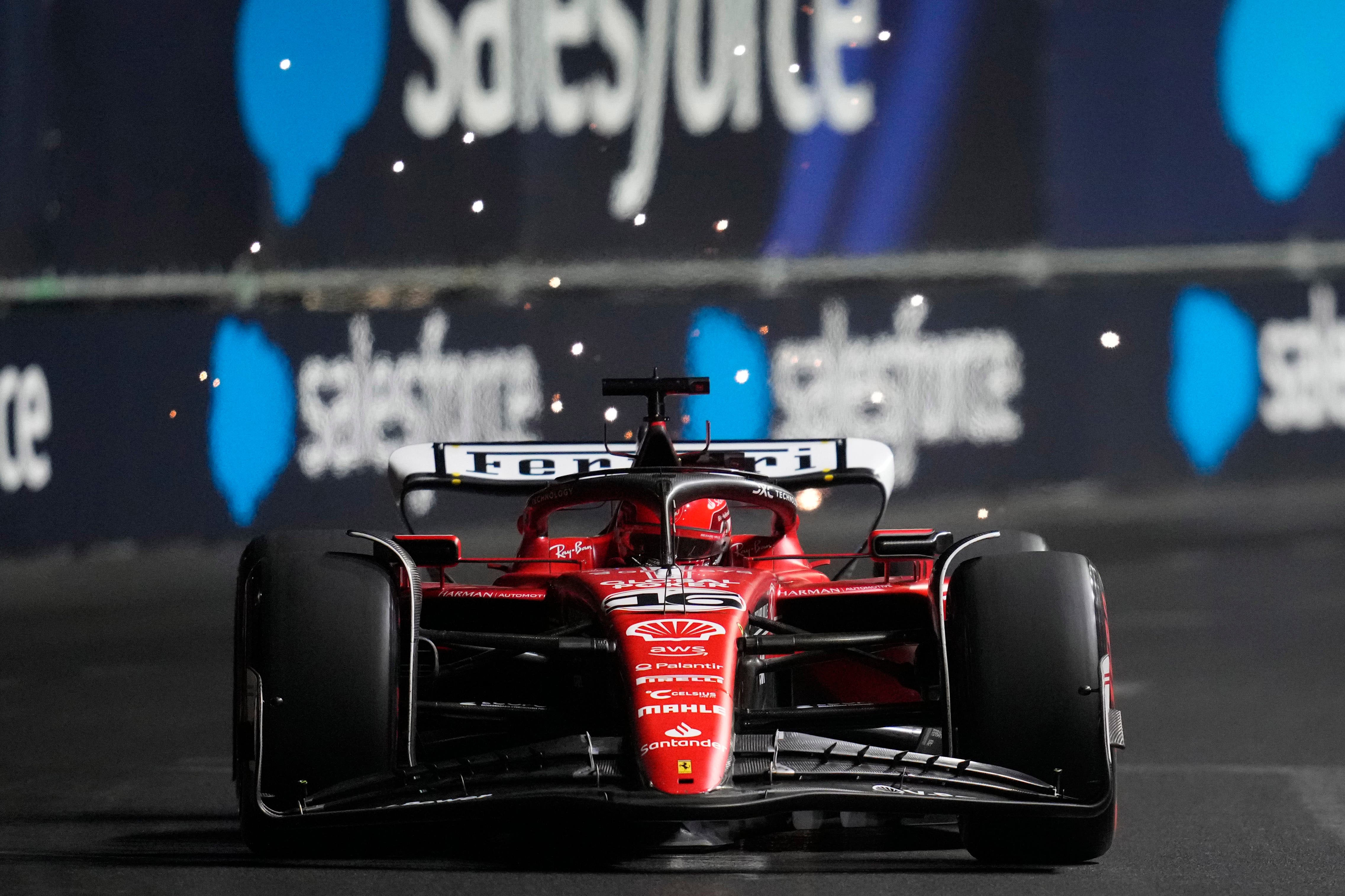 Ferrari driver Charles Leclerc (John Locher/AP)