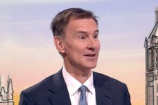 Jeremy Hunt insists ‘phenomenal’ Rishi Sunak will save failed Rwanda plan