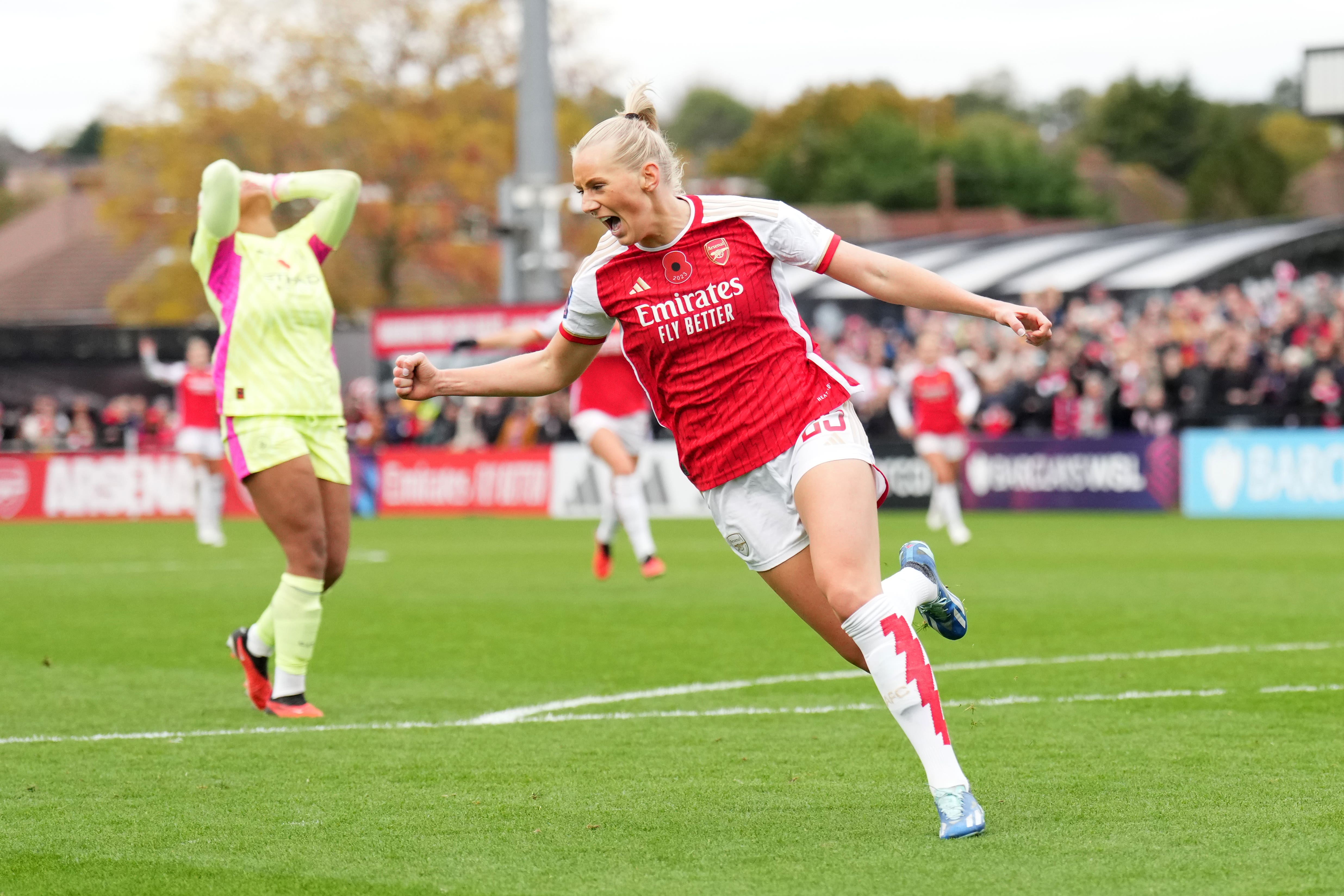 Arsenal ran out 3-0 winners over Brighton (John Walton/PA)