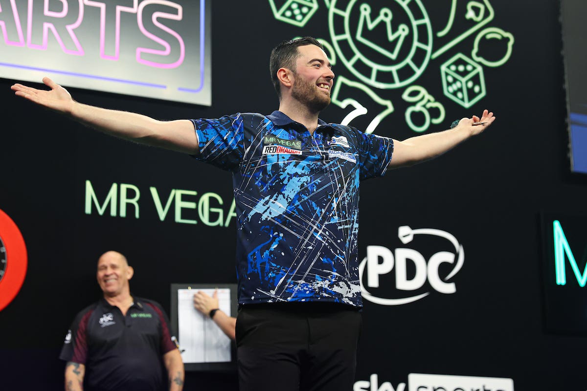 Luke Humphries won the Grand Slam of Darts (Luke Cleeves/PDC/PA)