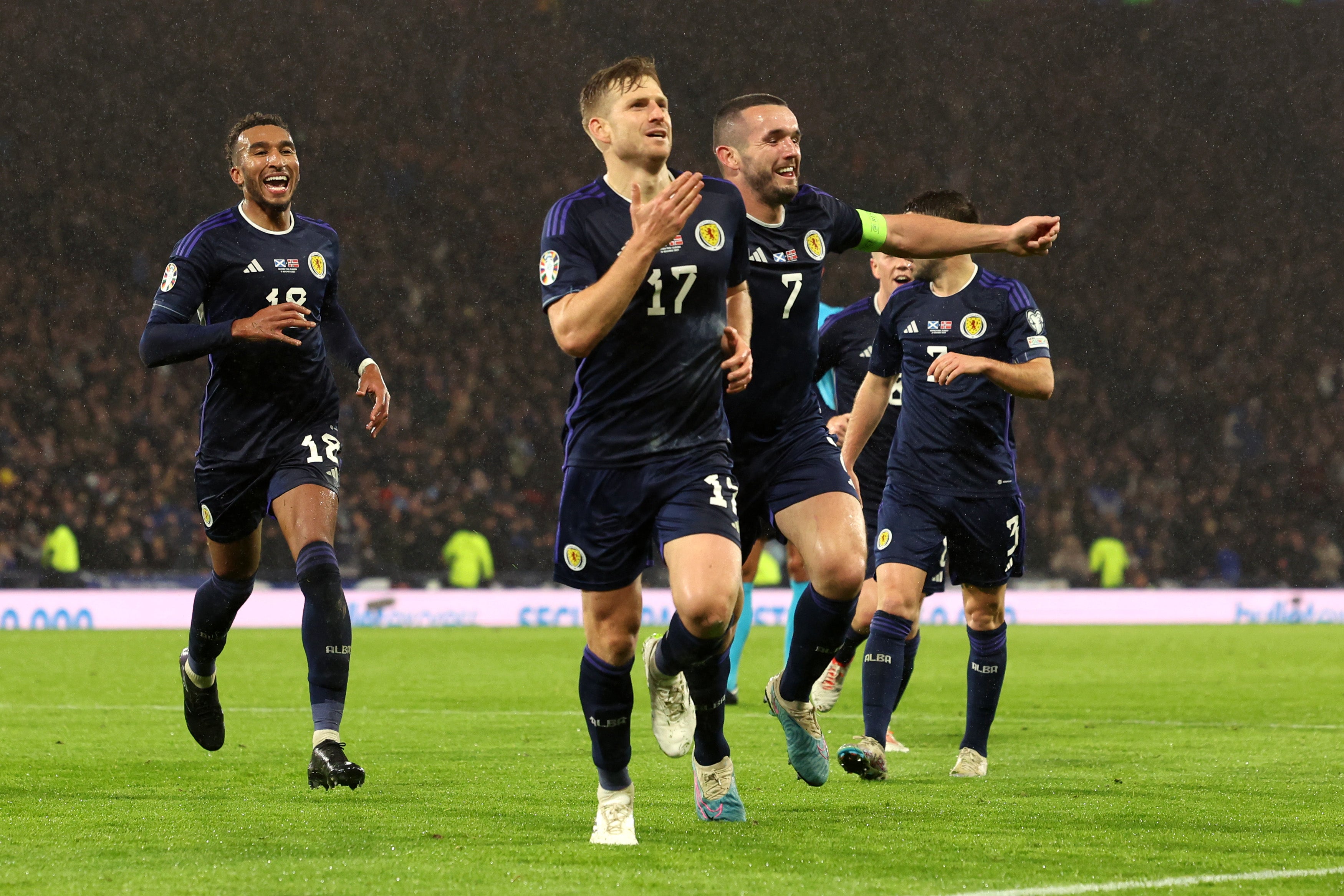 Scotland have reached next summer’s Euros