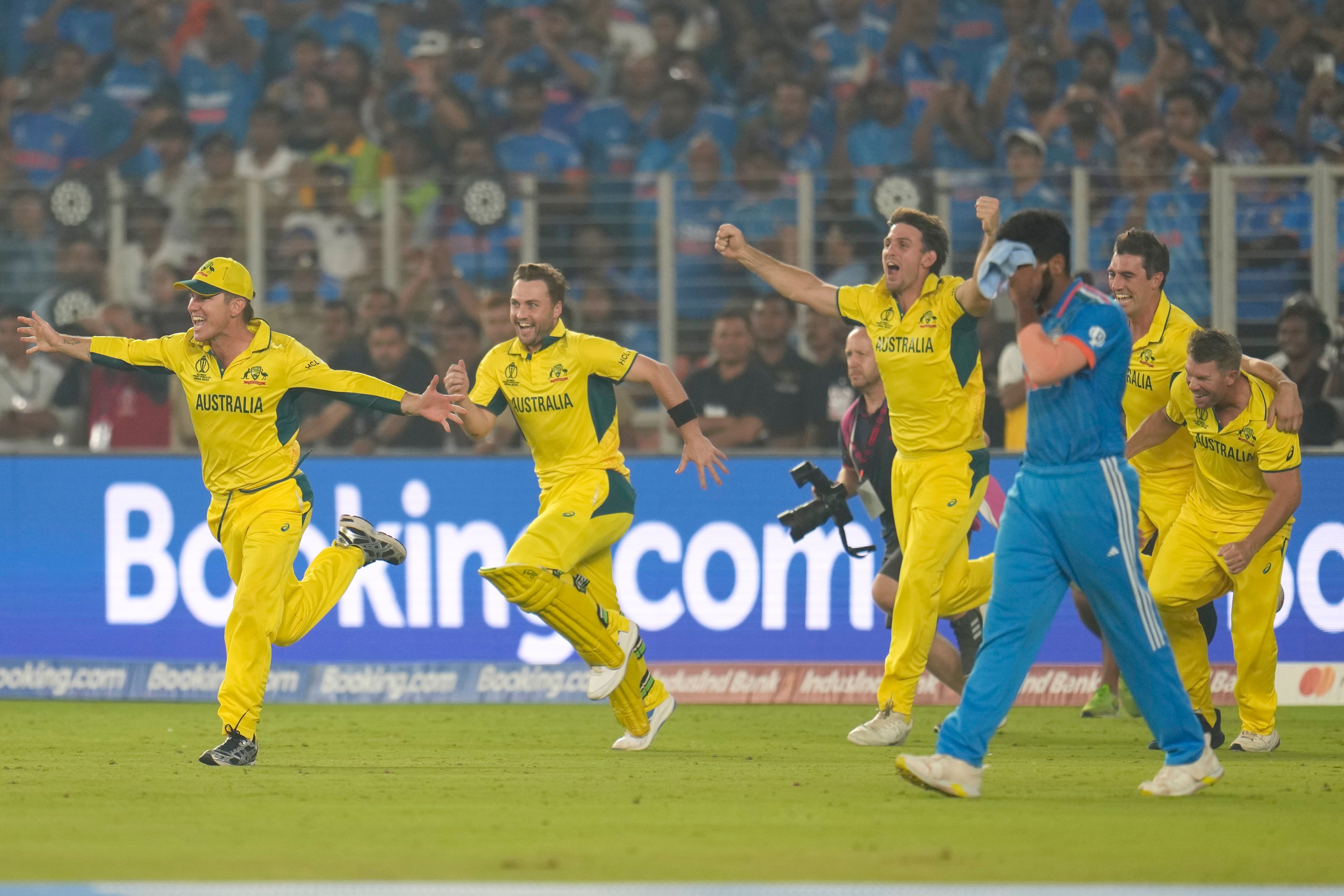 Australia claimed a sixth World Cup on Sunday (Aijaz Rahi/AP)