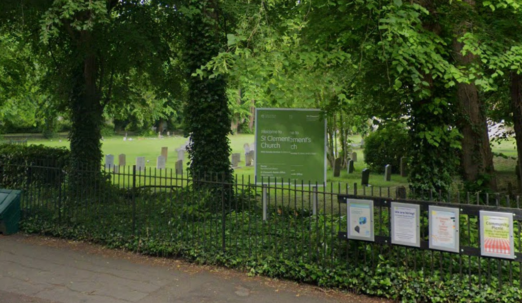 The attack happened in the ground of St Clements Church, Oxford (file photo)