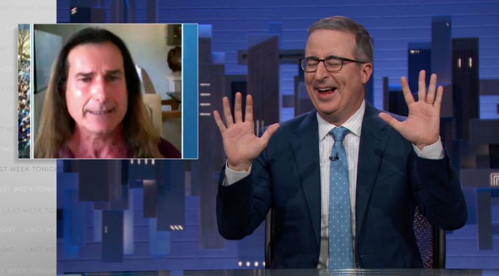 John Oliver called out Fabio Lanzoni after the actor compared the Nazis to Hamas