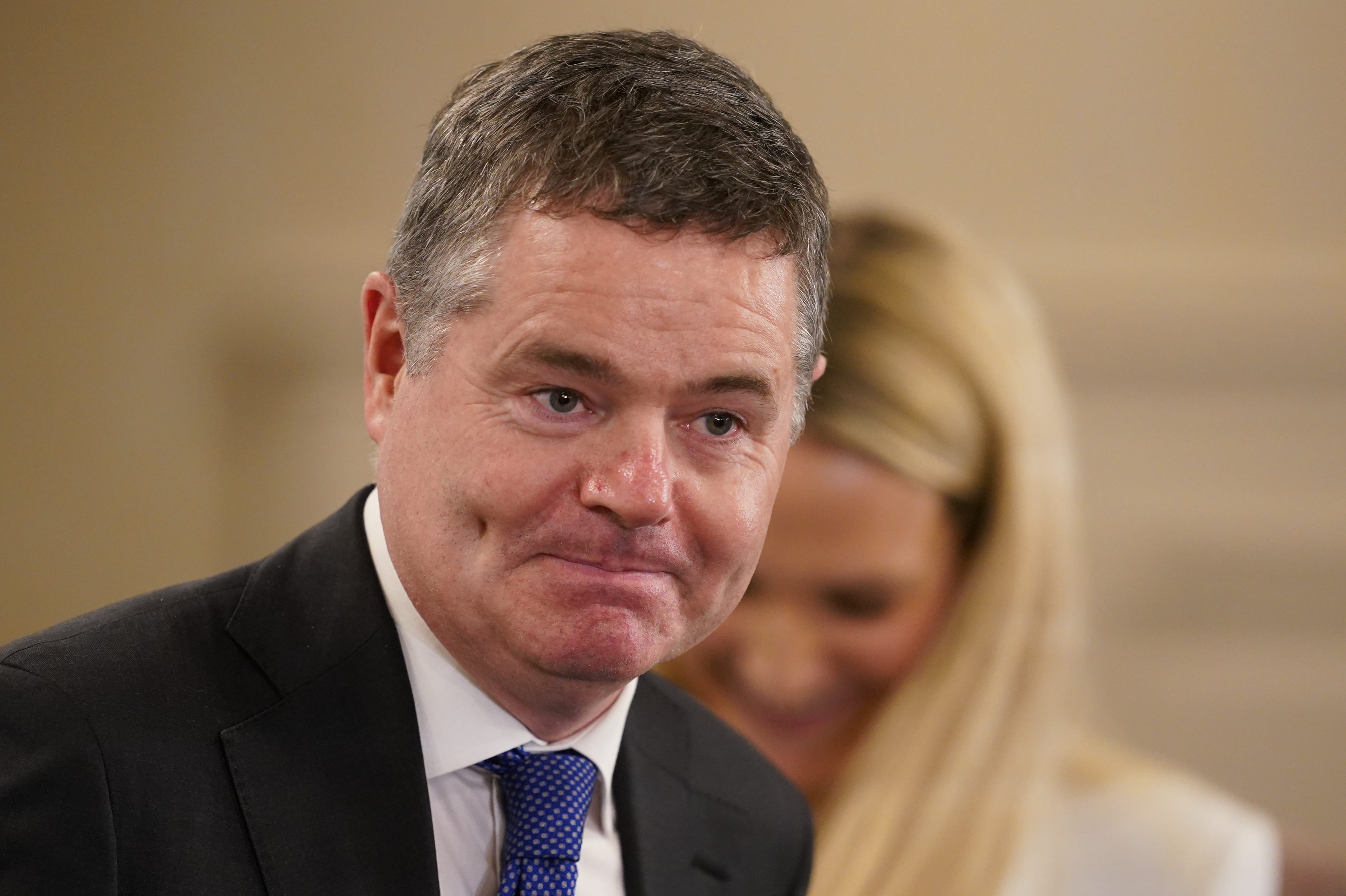 Minister for Public Expenditure Paschal Donohoe during a Fine Gael special conference in Co Kildare (Brian Lawless/PA)