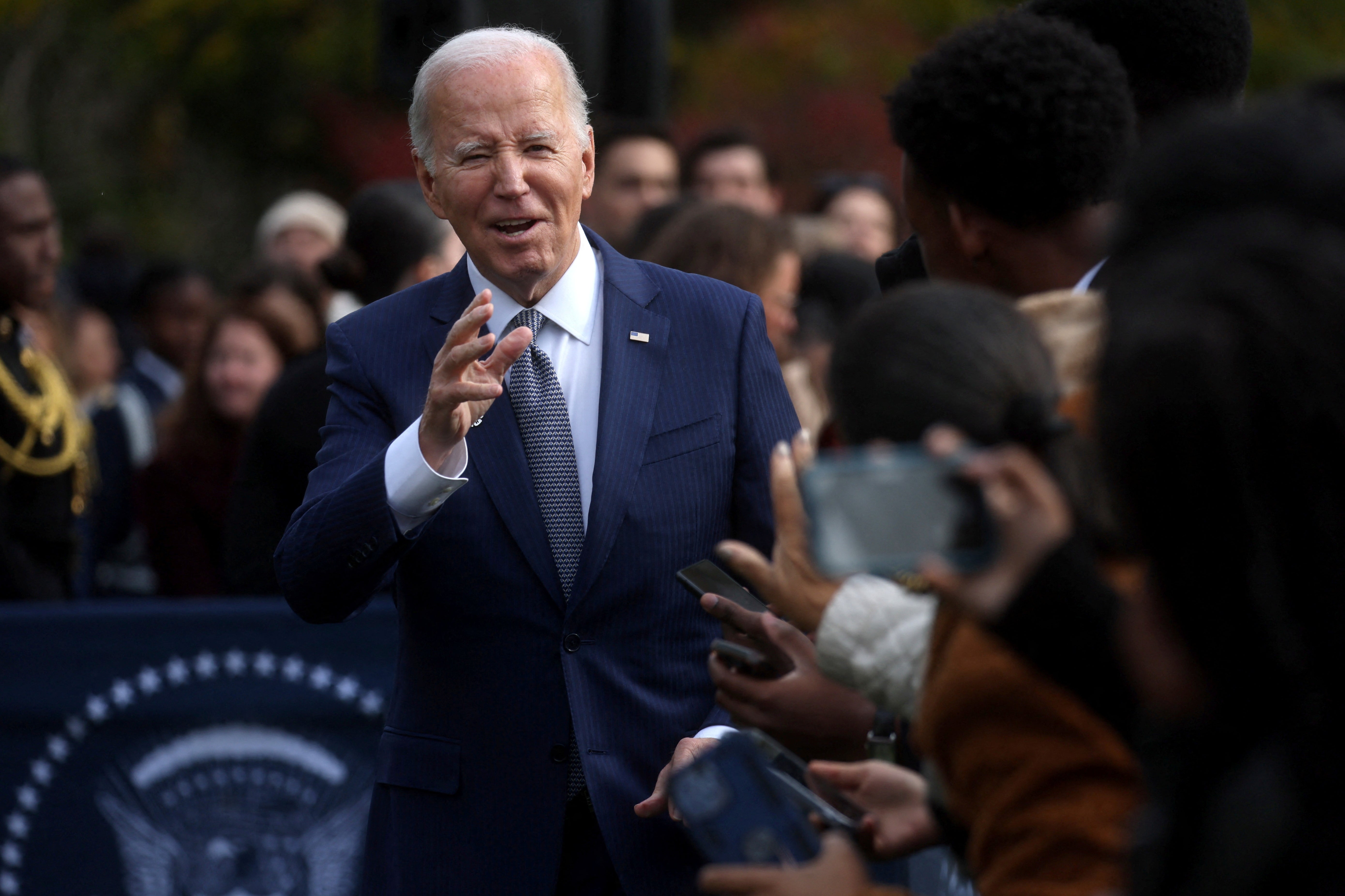 US President Joe Biden at the White House