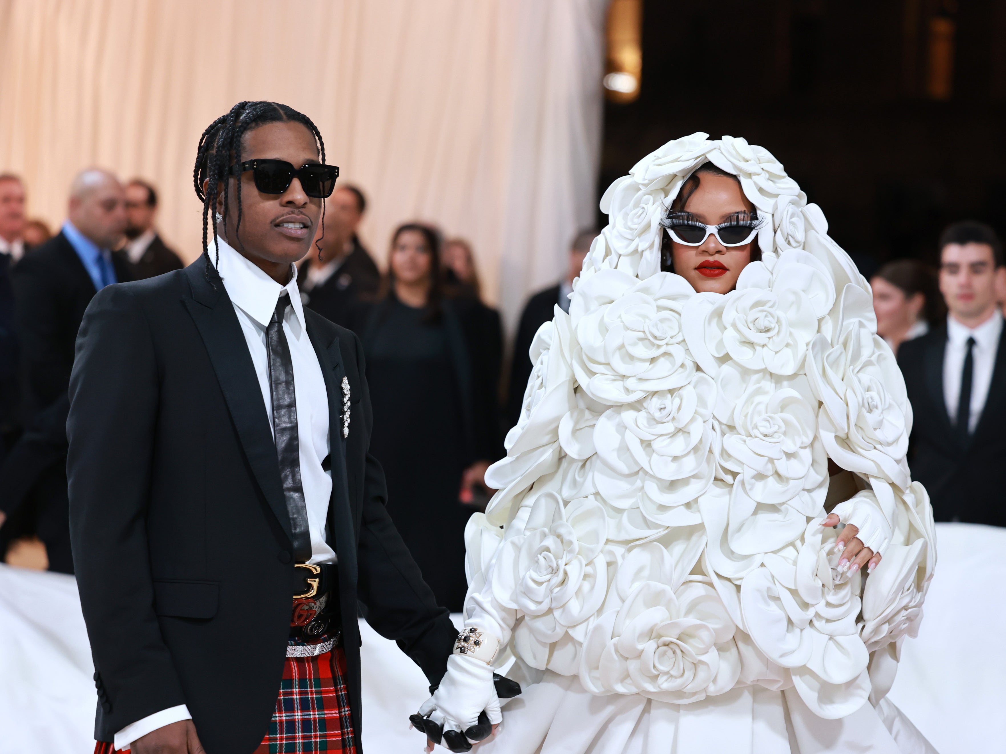 A$AP Rocky with partner Rihanna