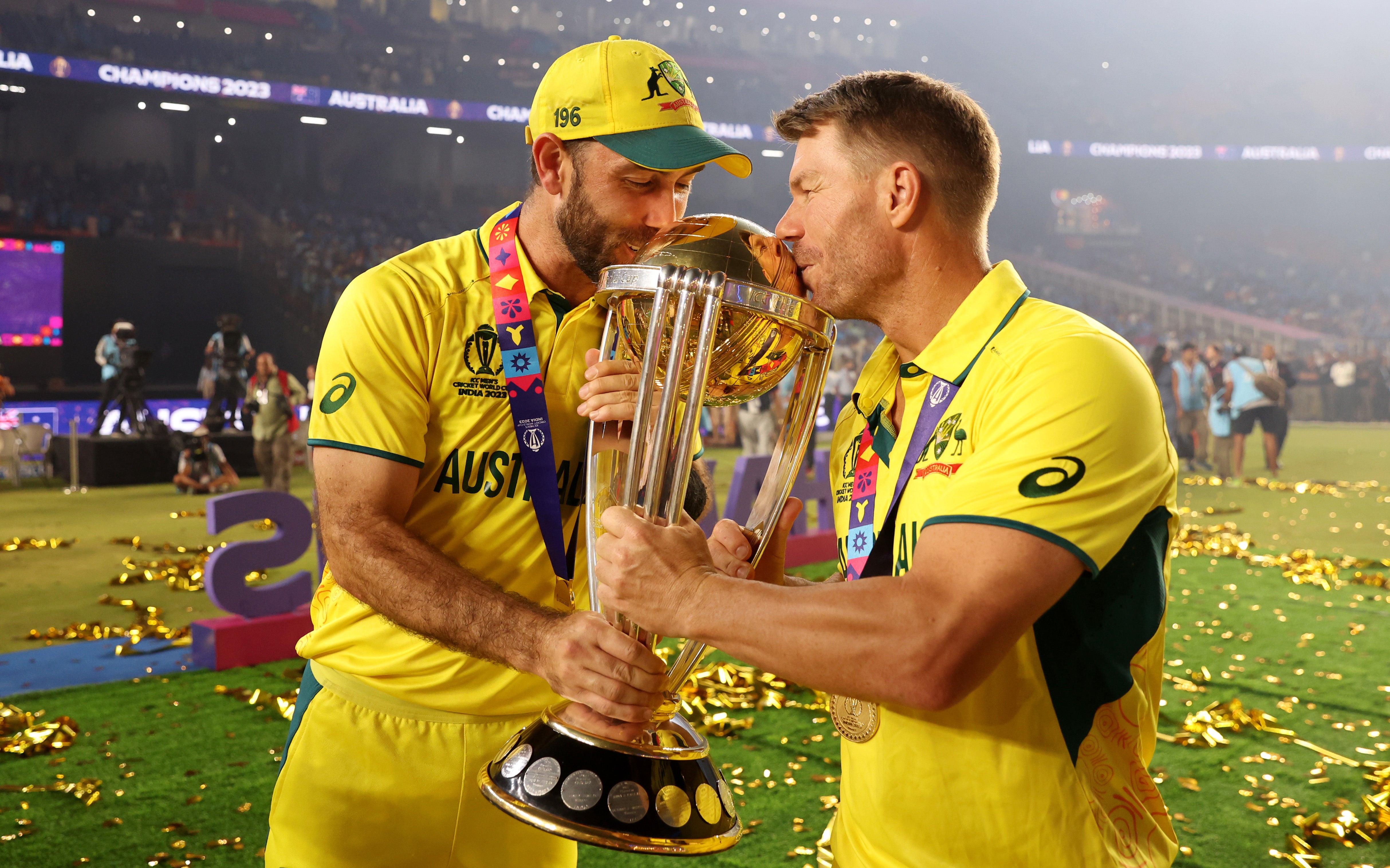 David Warner was part of Australia’s record-extending winning World Cup team