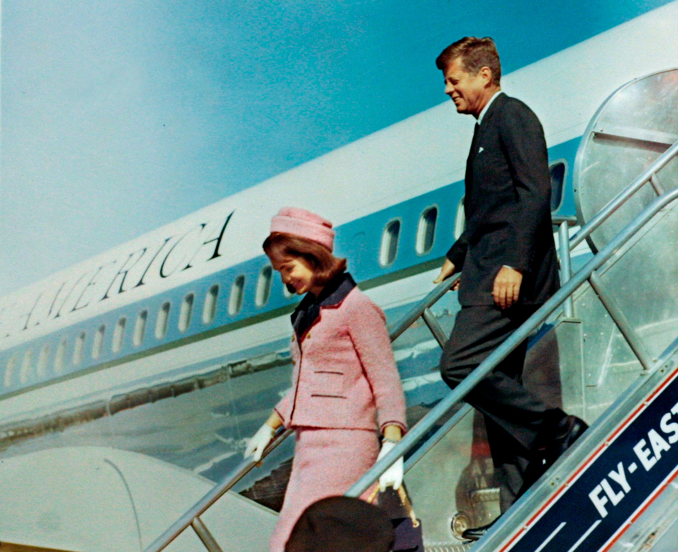 President John F. Kennedy and first lady Jacqueline Bouvier Kennedy in 1963