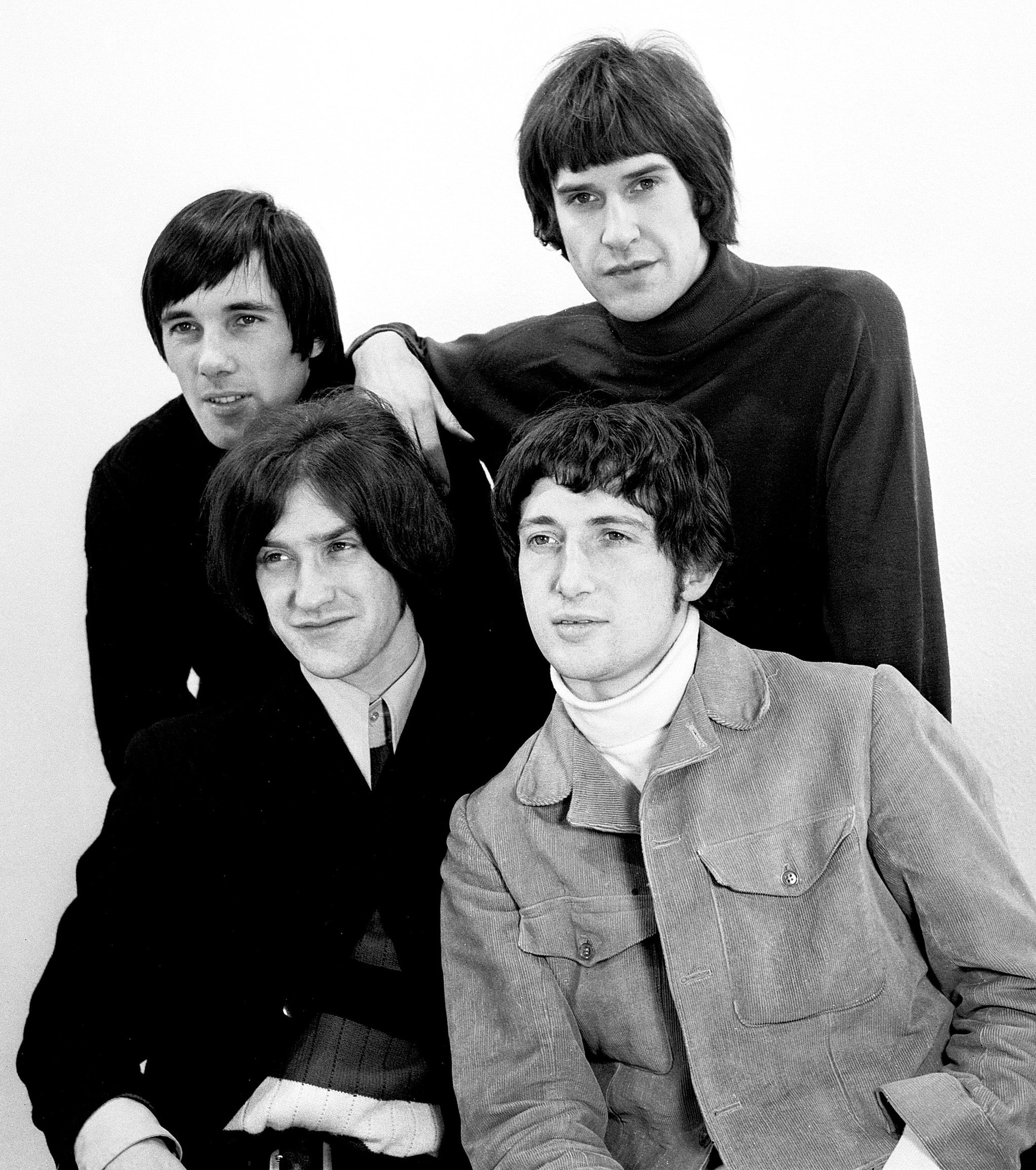 The Kinks in 1966: Clockwise from top left, Mick Avory, Ray Davies, Pete Quaife and Dave Davies