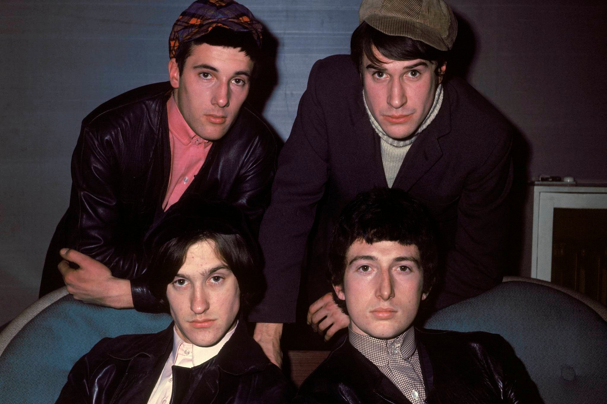 Clockwise from back left: Mick Avory, Ray Davies, Pete Quaife, Dave Davies