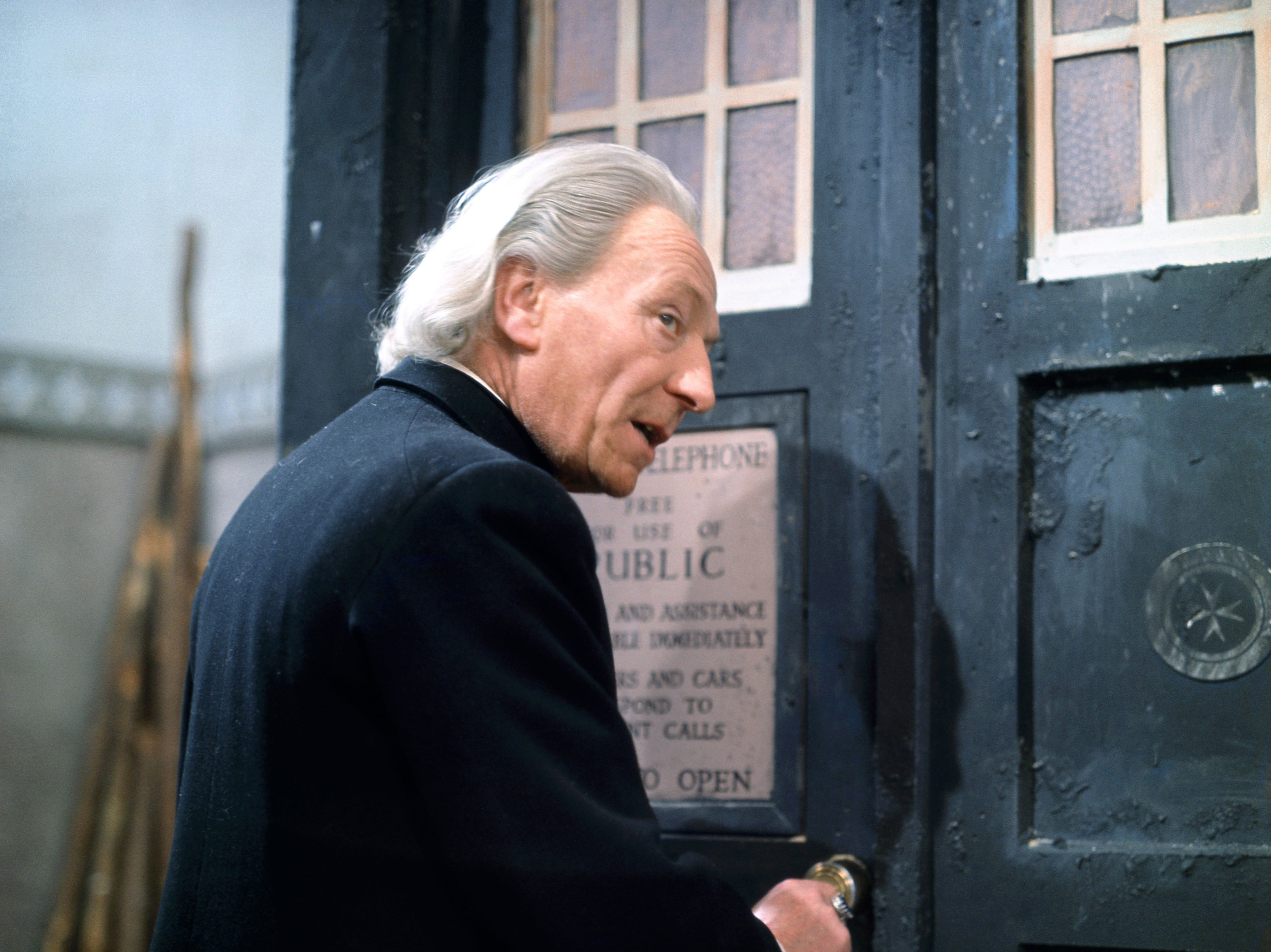 Hartnell as the Doctor in the first series of ‘Doctor Who’