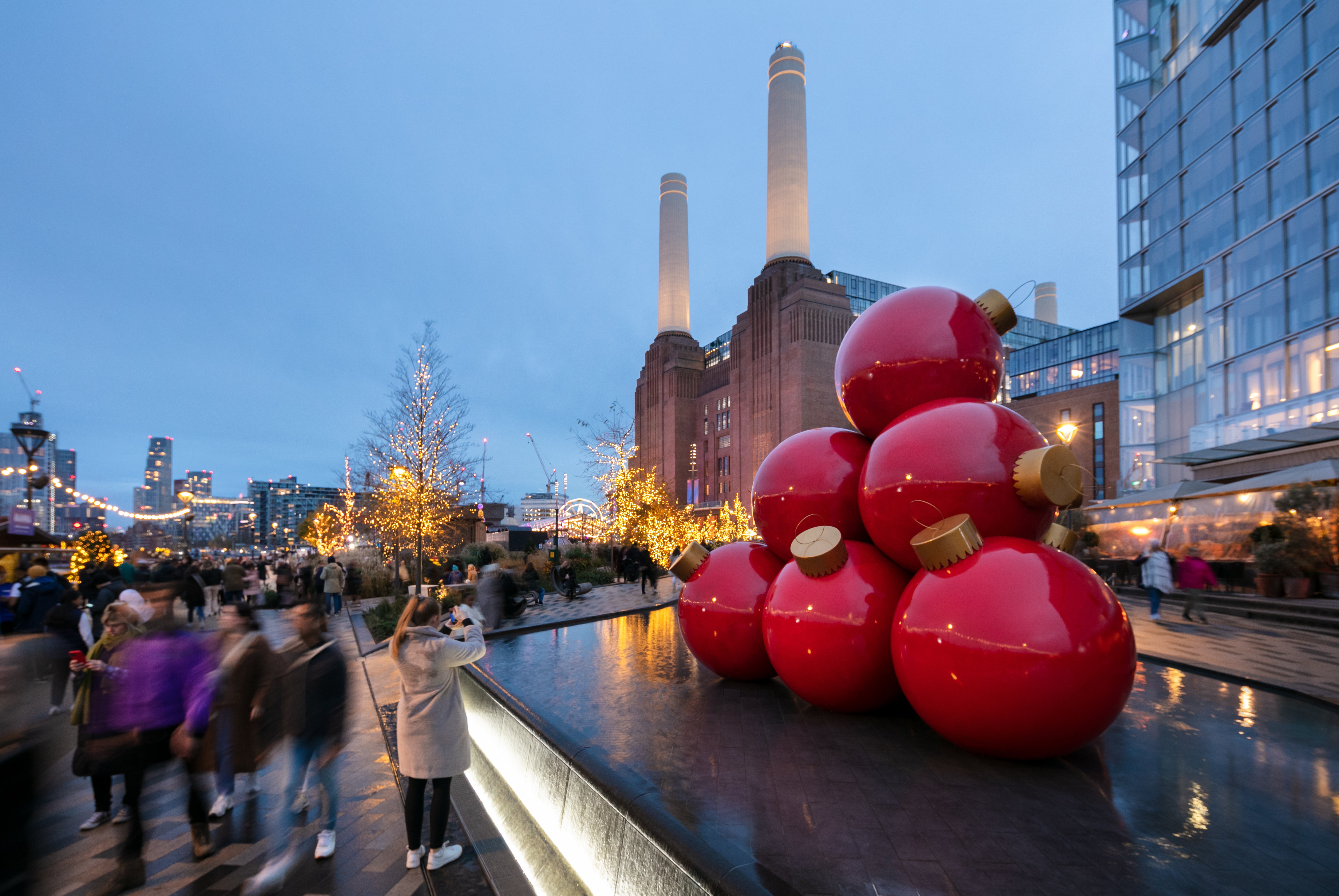 Festive fun under the shadow of the chimneys