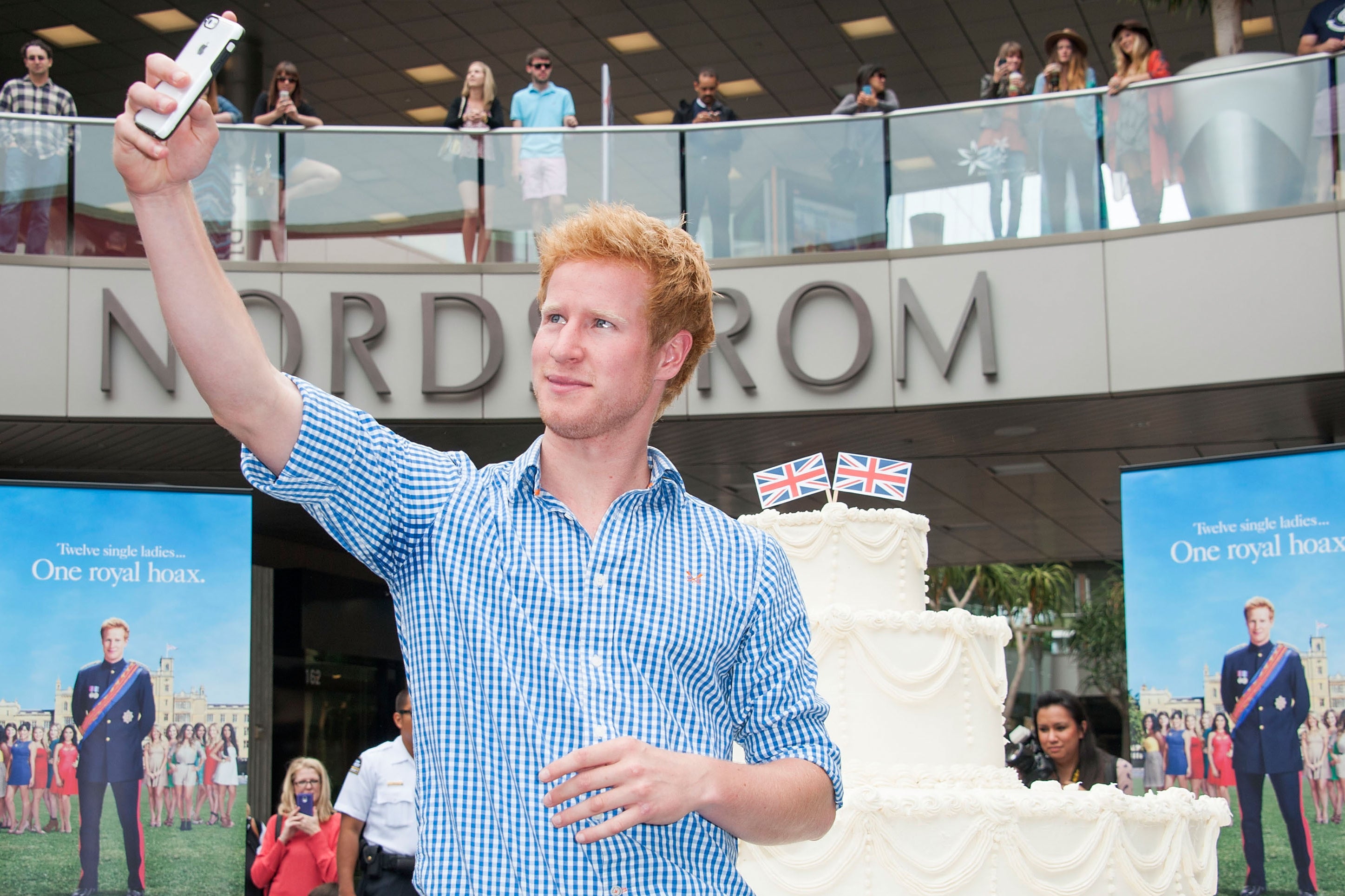 Lookalike: Matt Hicks was the show’s resident Harry-alike