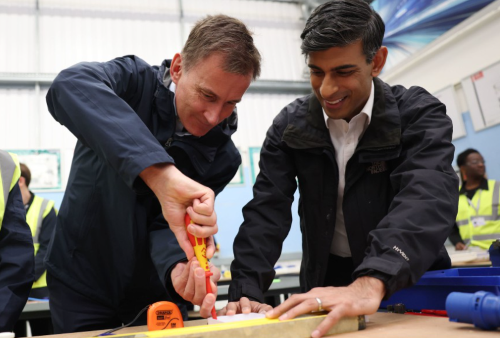 Jeremy Hunt and Rishi Sunak hoping to give young people a reason to vote Tory