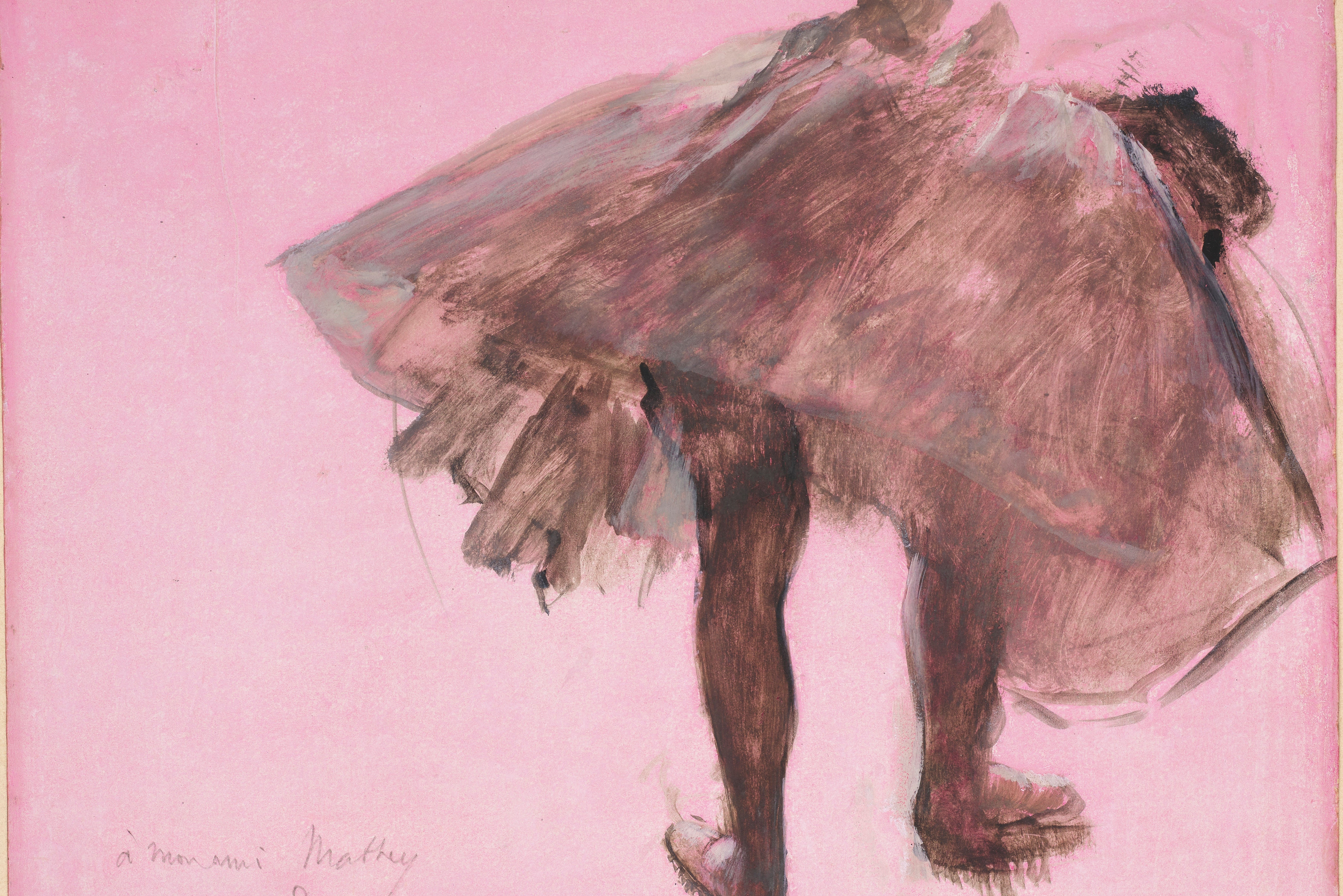 Edgar Degas, 'Dancer Seen from Behind’, c. 1873