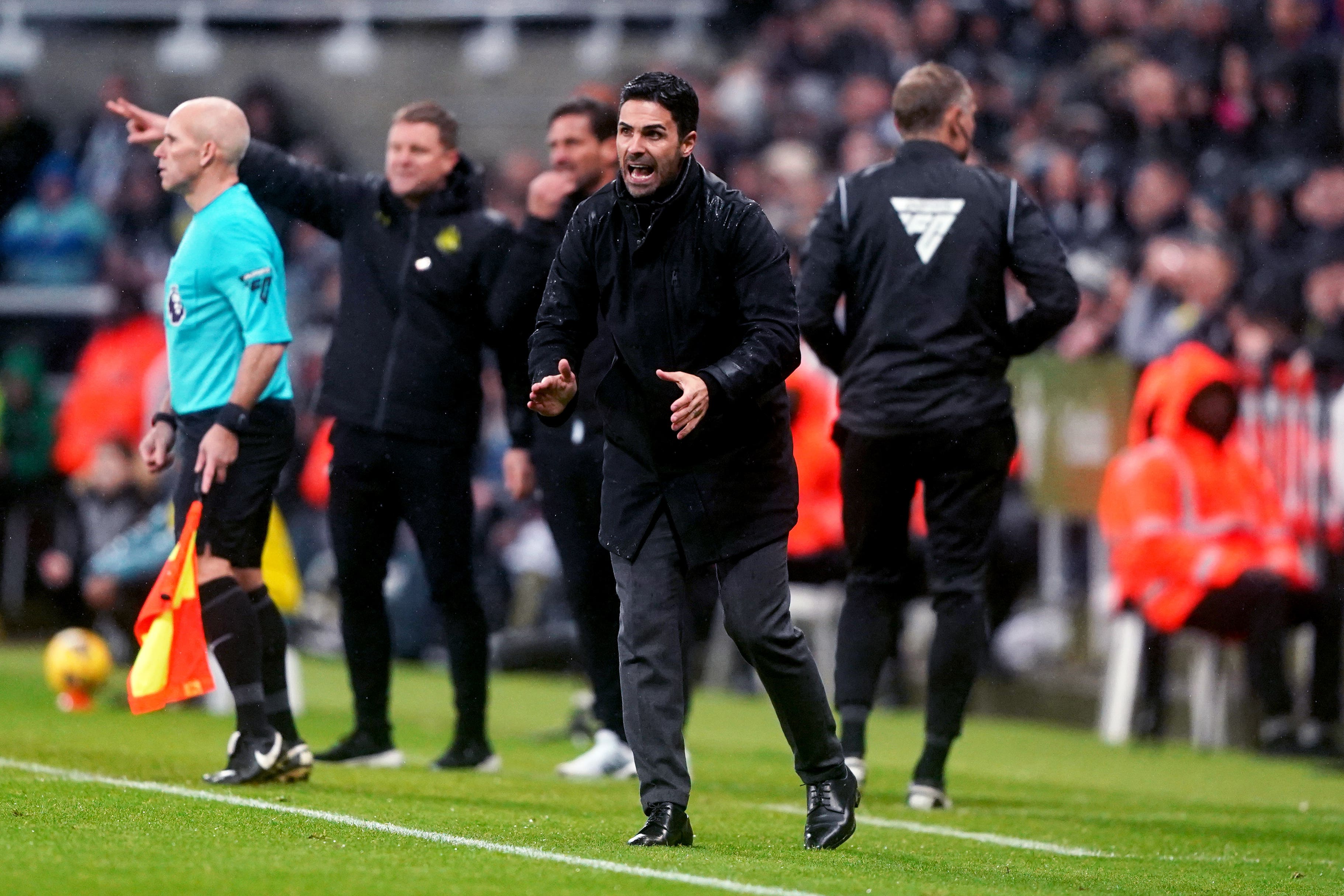 Mikel Arteta has been charged by the Football Association (Owen Humphreys/PA)