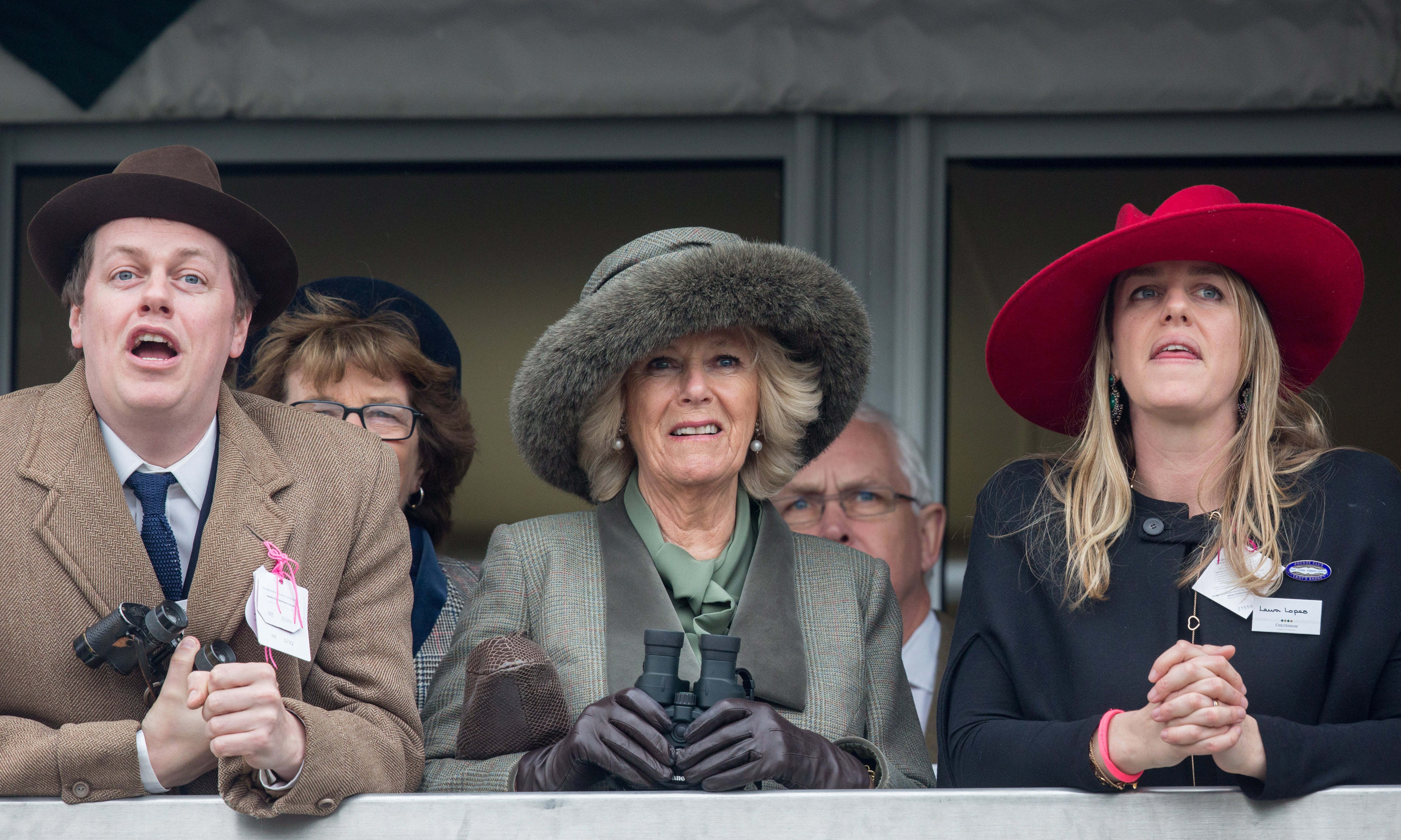 Tom Parker-Bowles (L) and Laura Lopes (R)