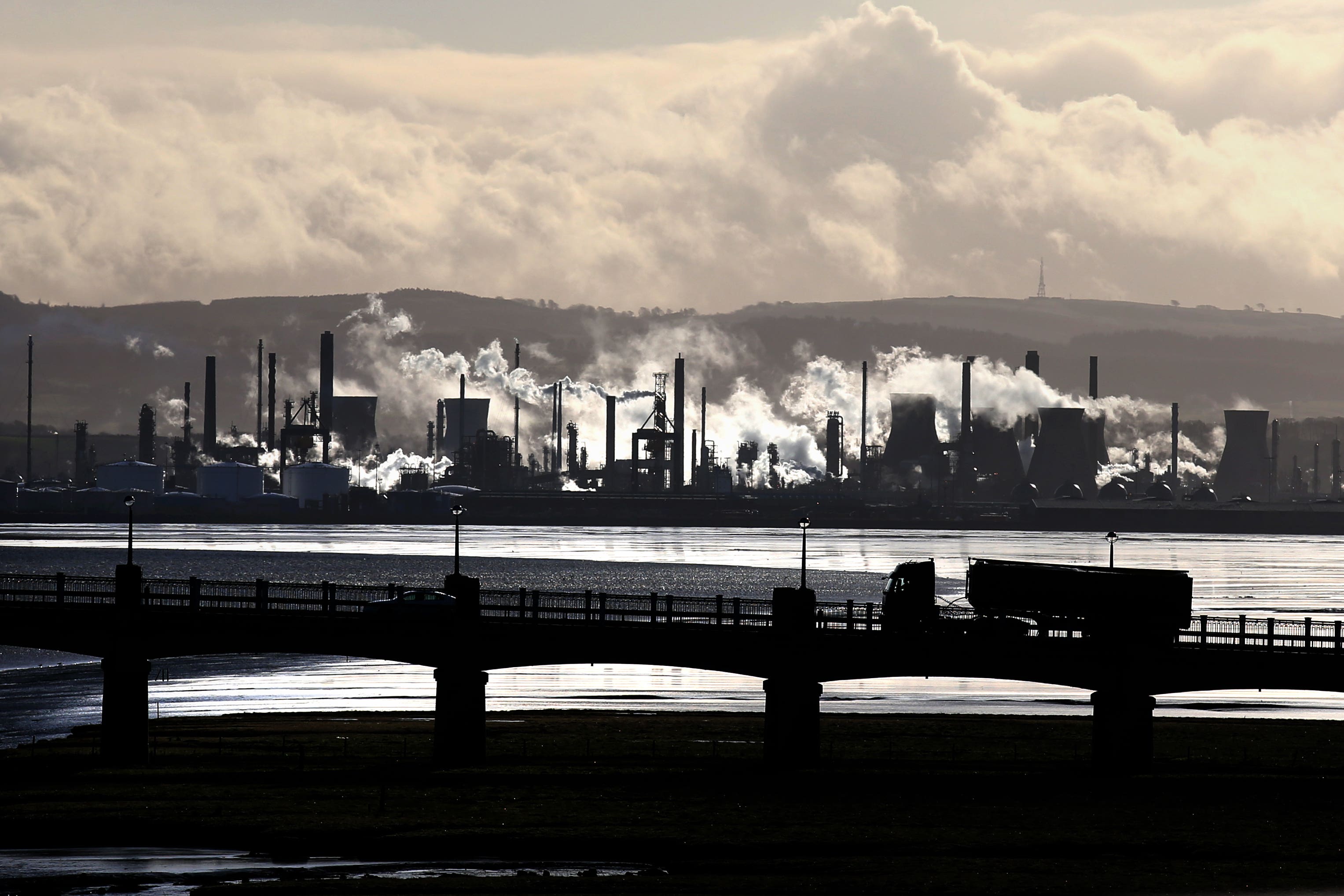 The plant at Grangemouth will become a fuel import site (Andrew Milligan/PA)