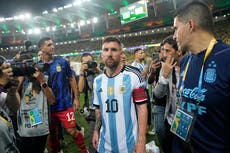 Lionel Messi condemns treatment of Argentina fans during clash with Brazil