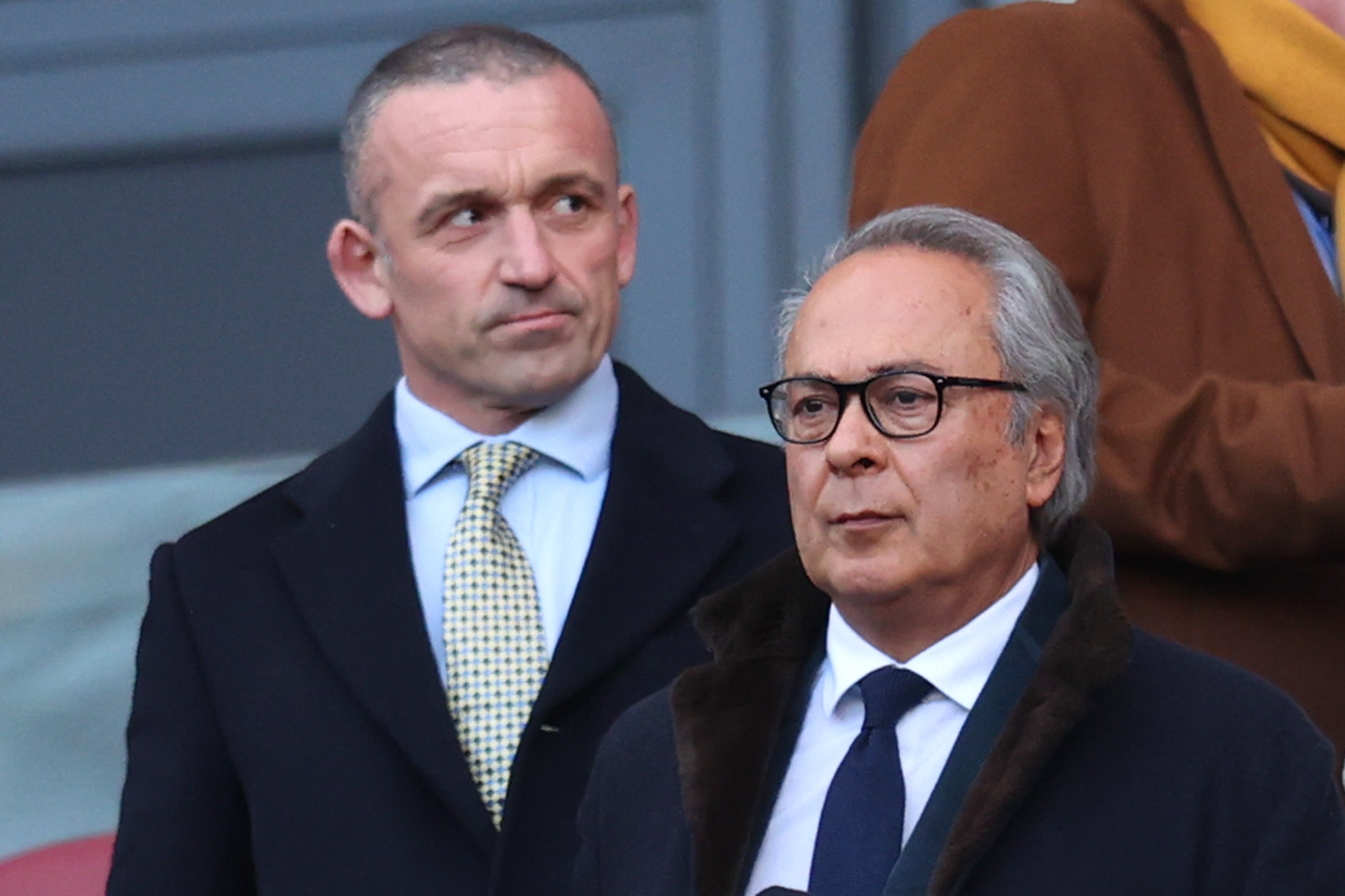 Farhad Moshiri (right) is finally set to sell Everton