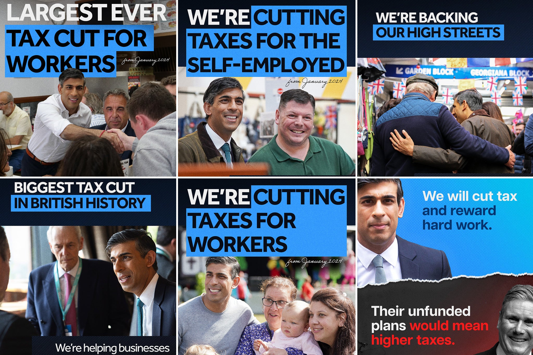 Social media ads for the Conservatives are a far cry from the election posters produced for it by Saatchi & Saatchi