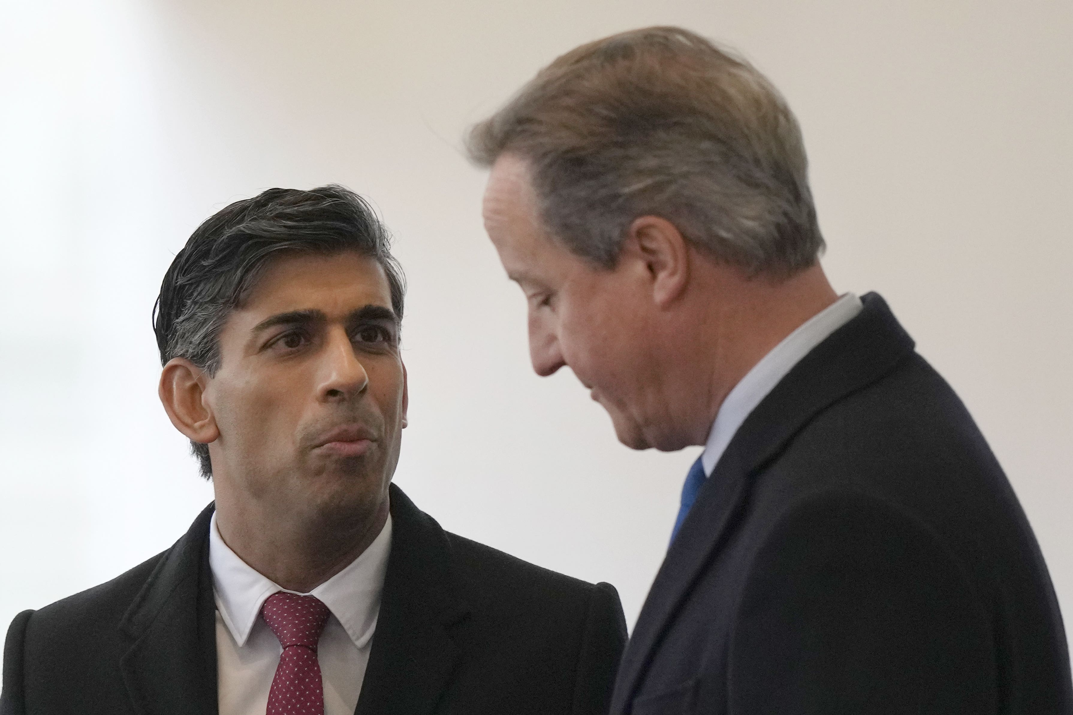 Rishi Sunak and his foreign secretary David Cameron have called on Iran to ‘de-escalate’ tensions