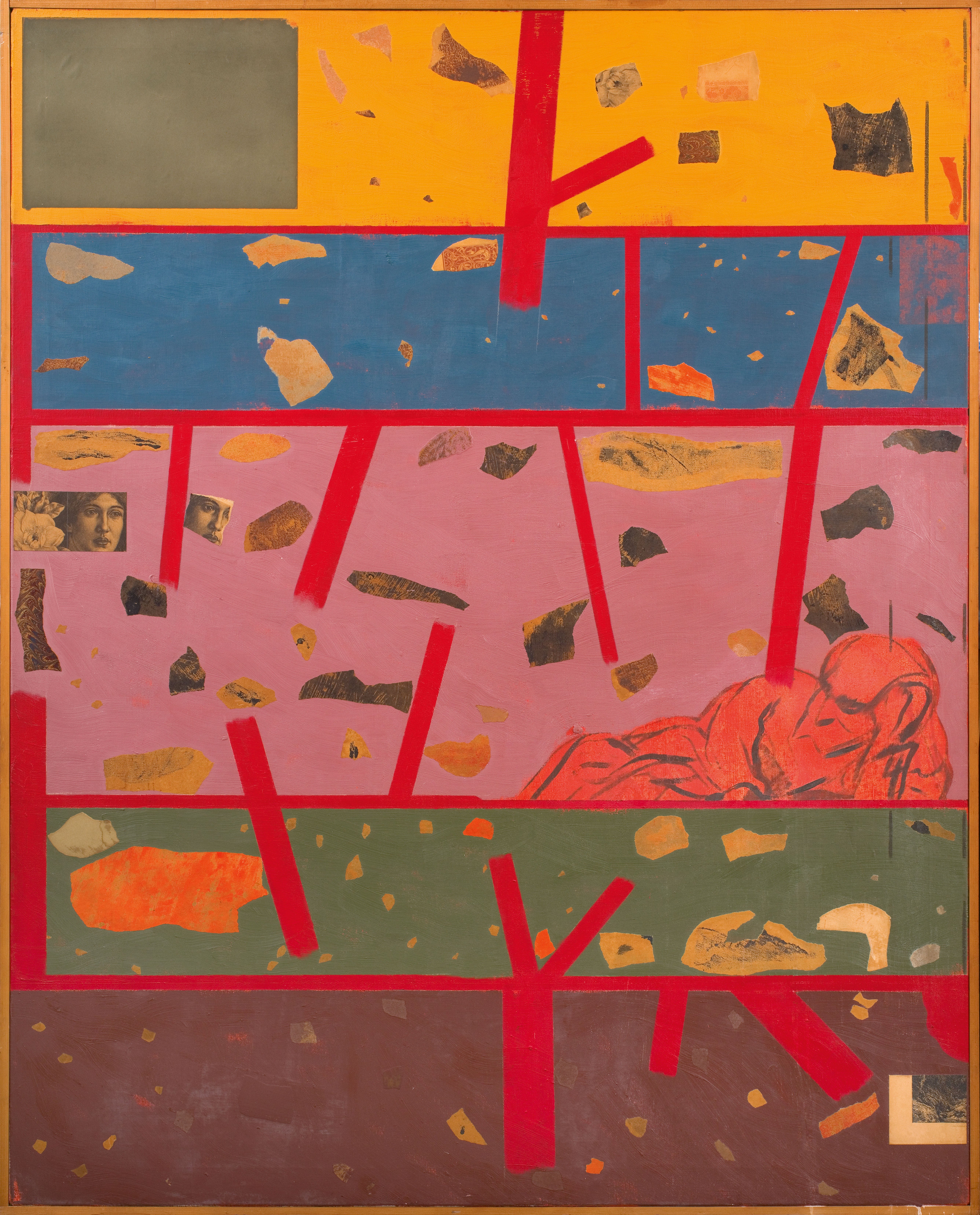 RB Kitaj’s ‘Nat Lib’, 1962