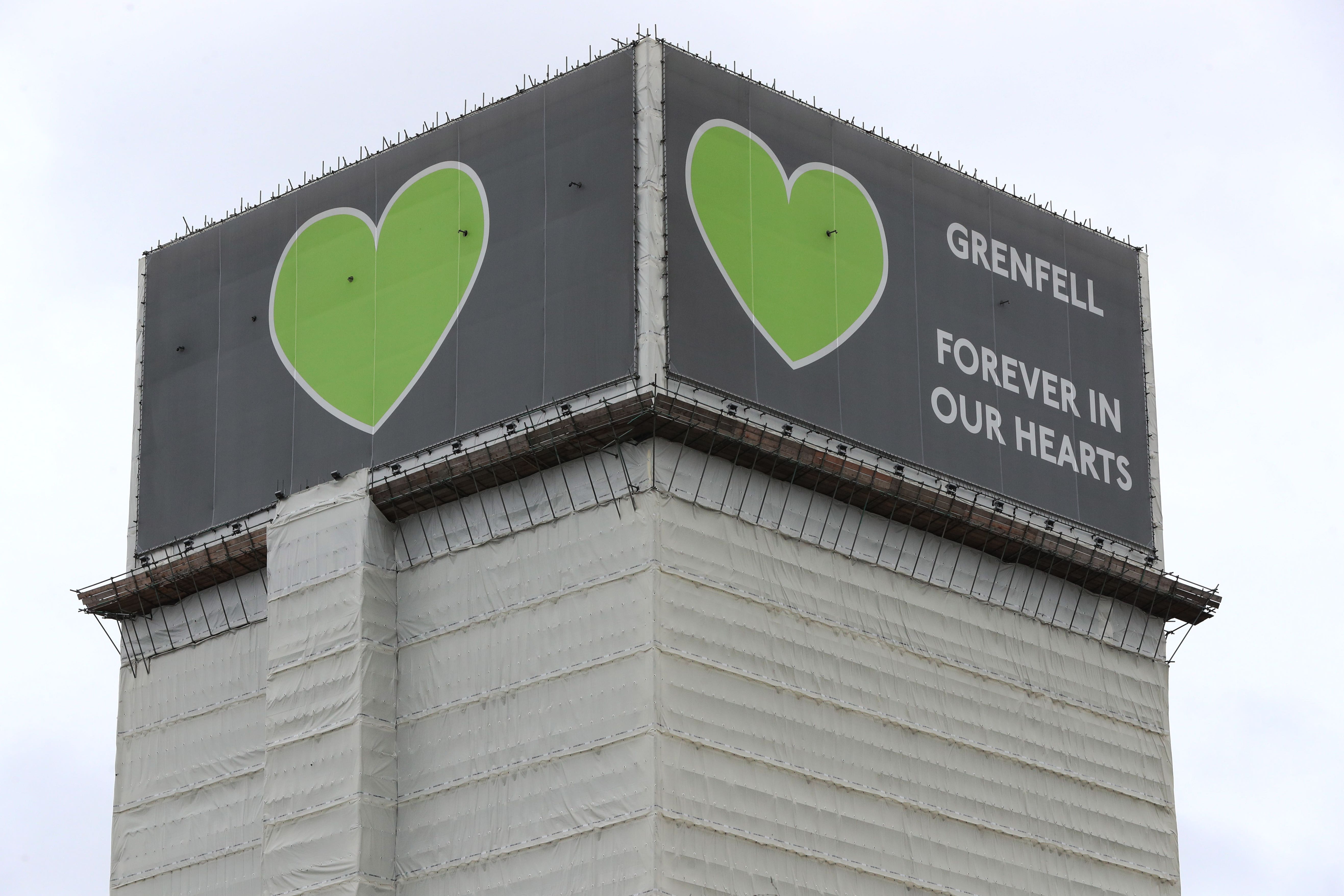 Grenfell Tower in west London (Jonathan Brady/PA)