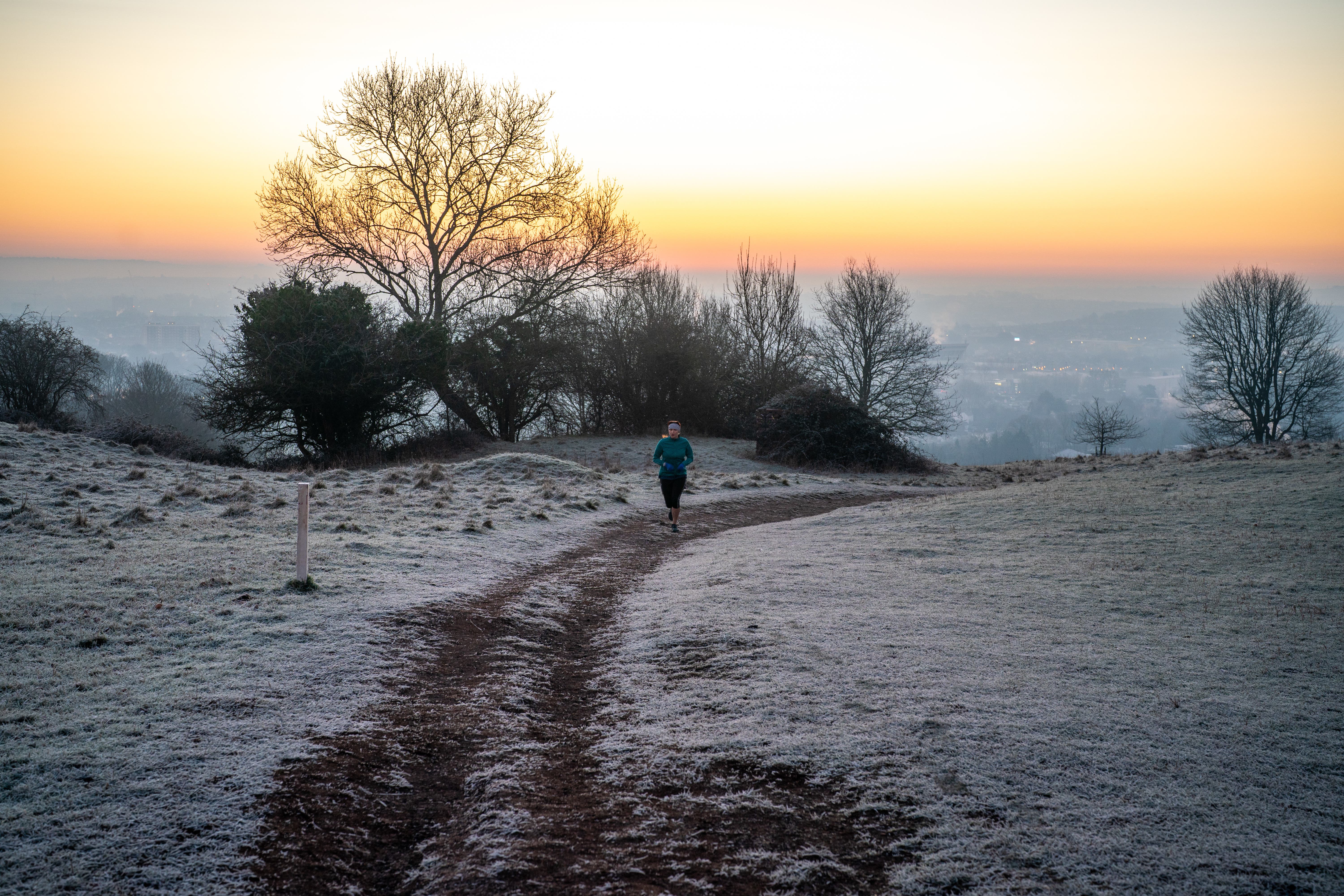 Temperatures fell well below freezing across large parts of the UK overnight (PA)