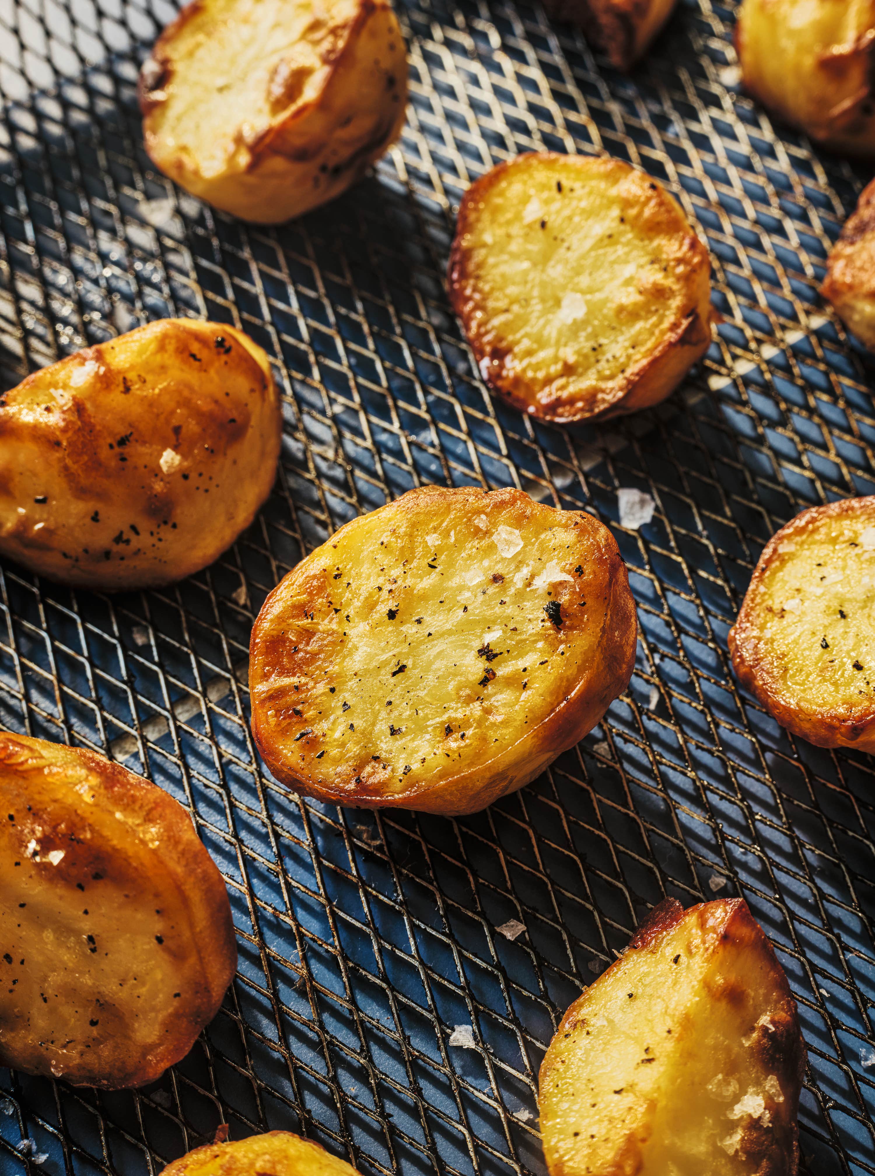 Save oven space by crisping up your spuds in the air fryer