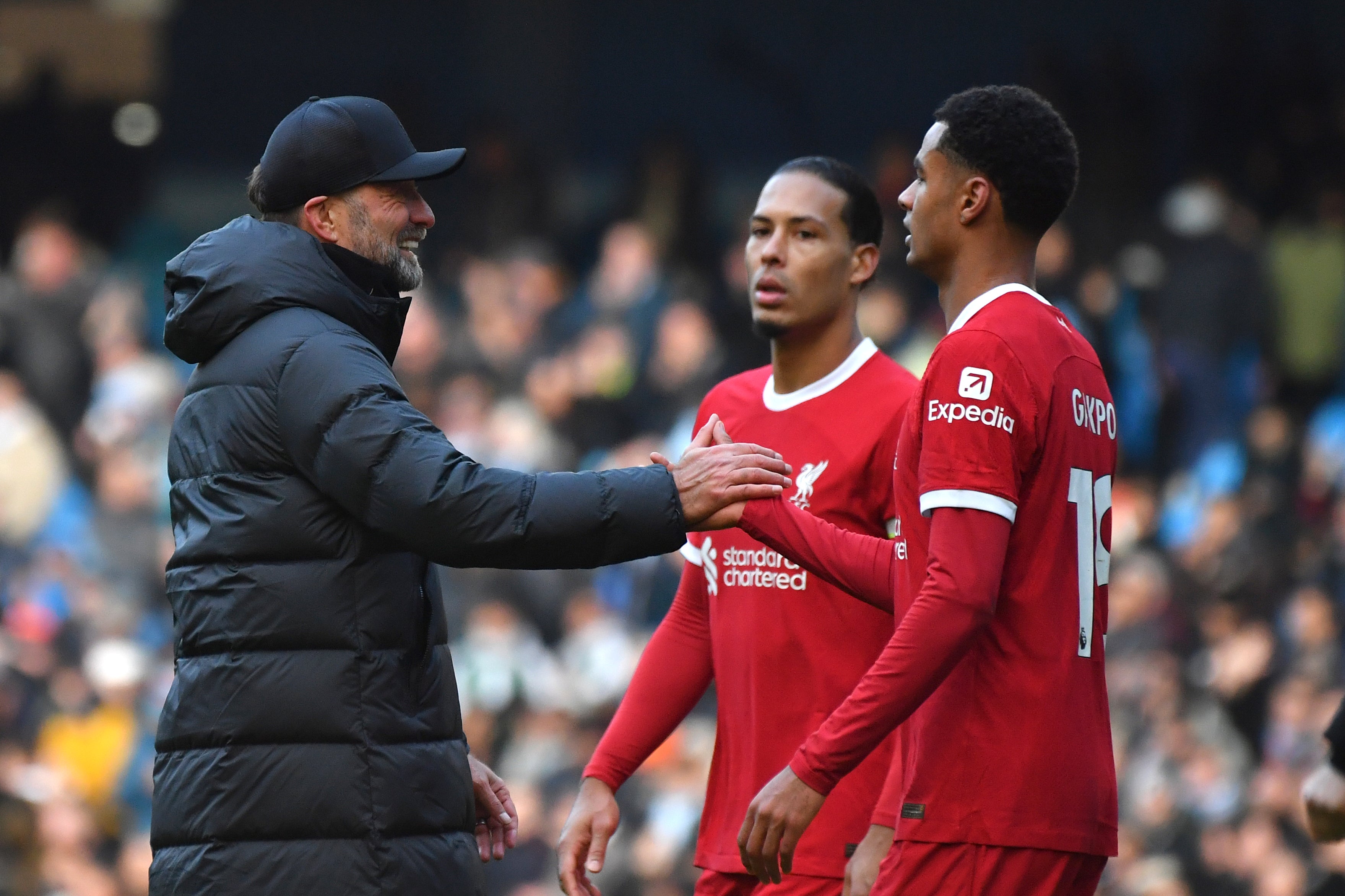 Jurgen Klopp happy Liverpool ‘passed a test’ with comeback point at Man City