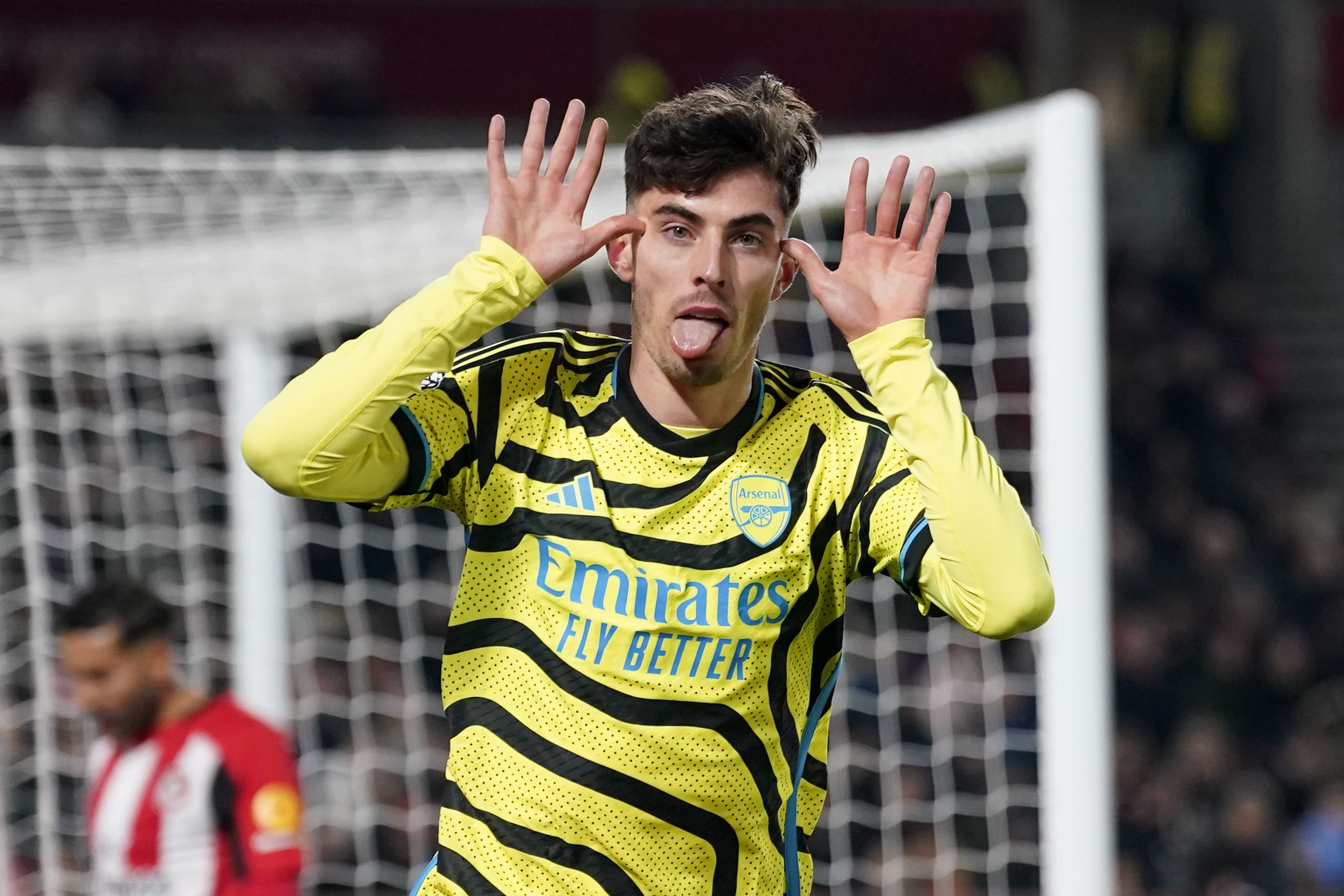 Kai Havertz scored an 89th-minute winner for Arsenal against Brentford