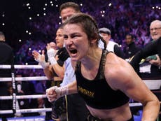 Katie Taylor vs Chantelle Cameron LIVE: Boxing results and reaction after Irish icon creates history in Dublin