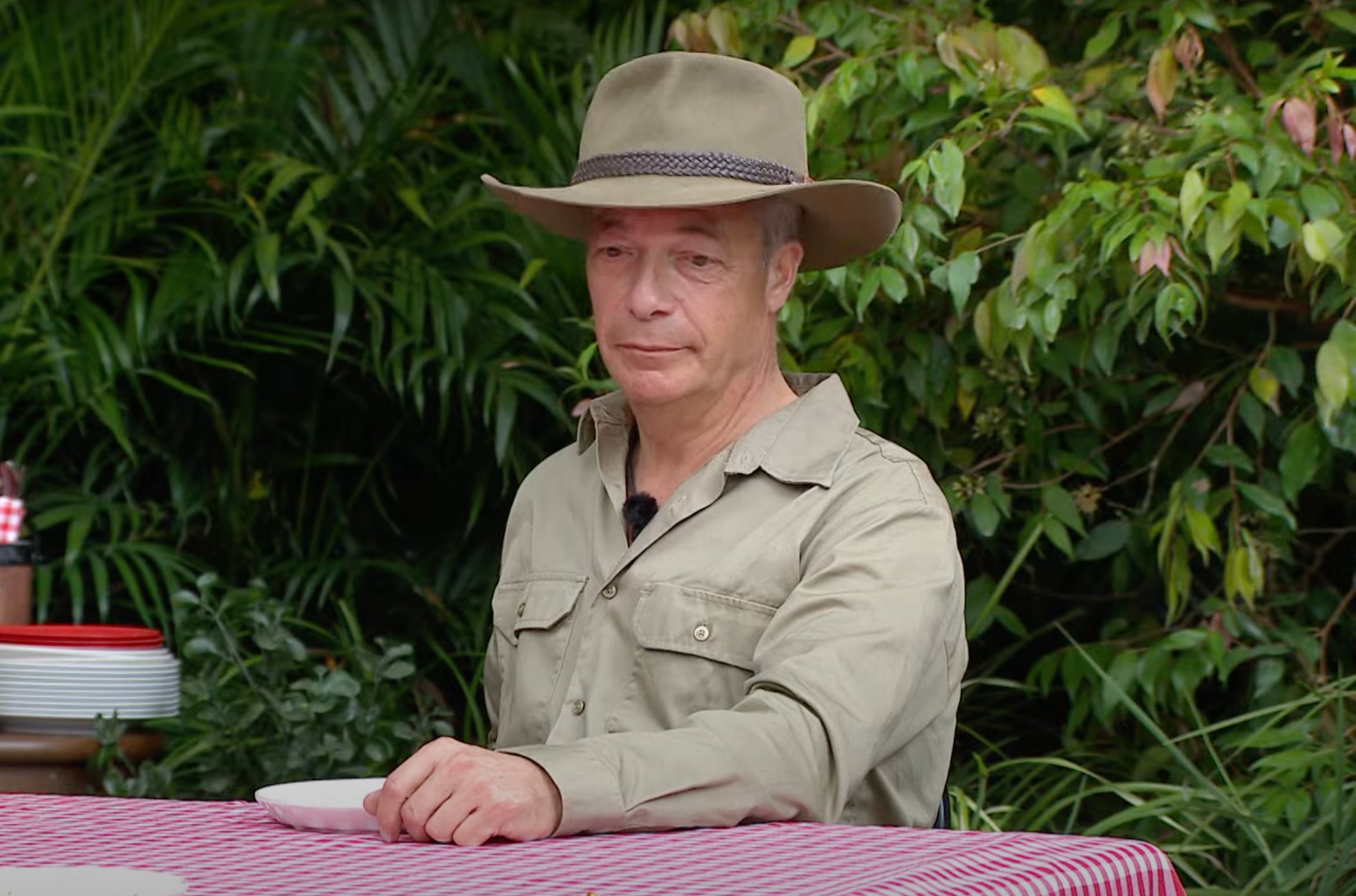 Farage is still in the jungle