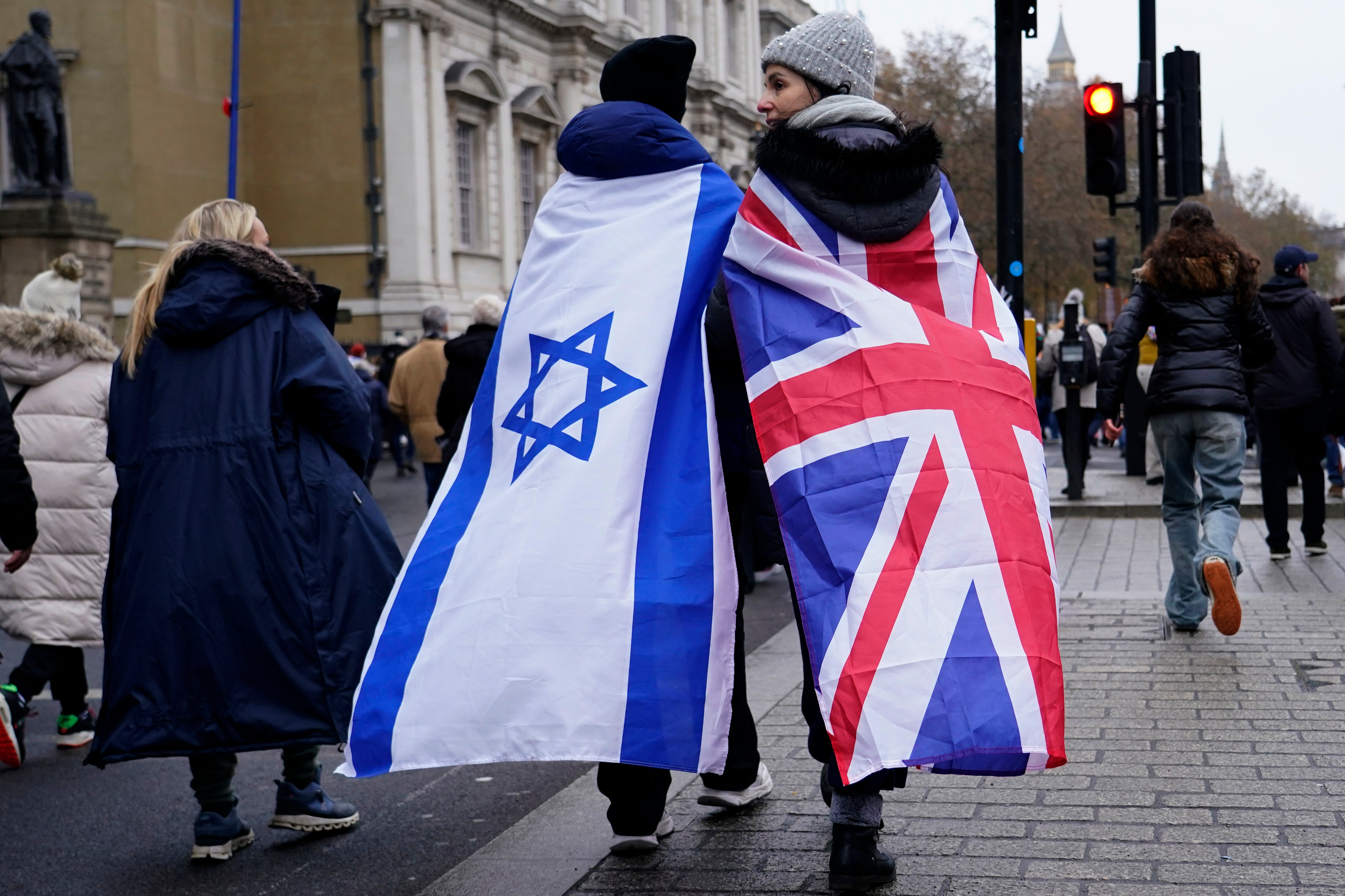 Britons showed solidarity with Irsael at the march