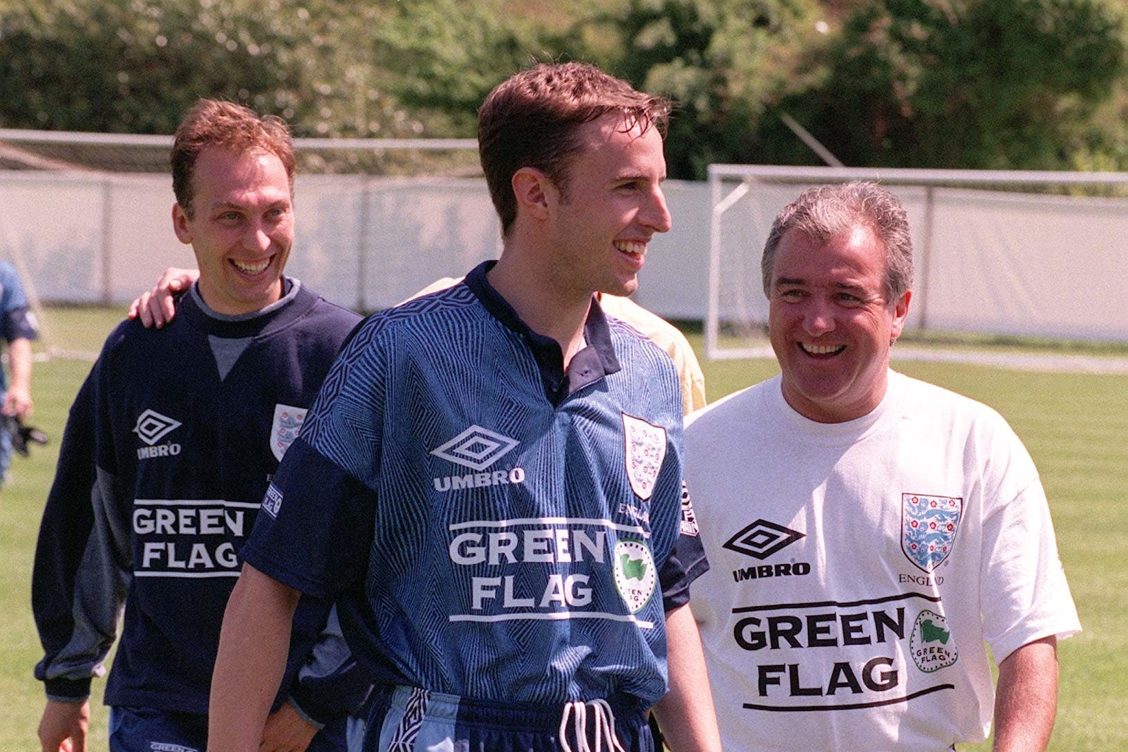 Gareth Southgate (left), pictured with Terry Venables, has paid tribute to the former England manager following his death aged 80 (Michael Stephens/PA).