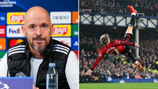 Ten Hag makes Garnacho claim after stunning bicycle kick goal against Everton