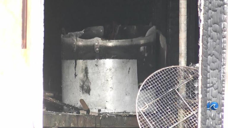 The fryer which caused the explosion