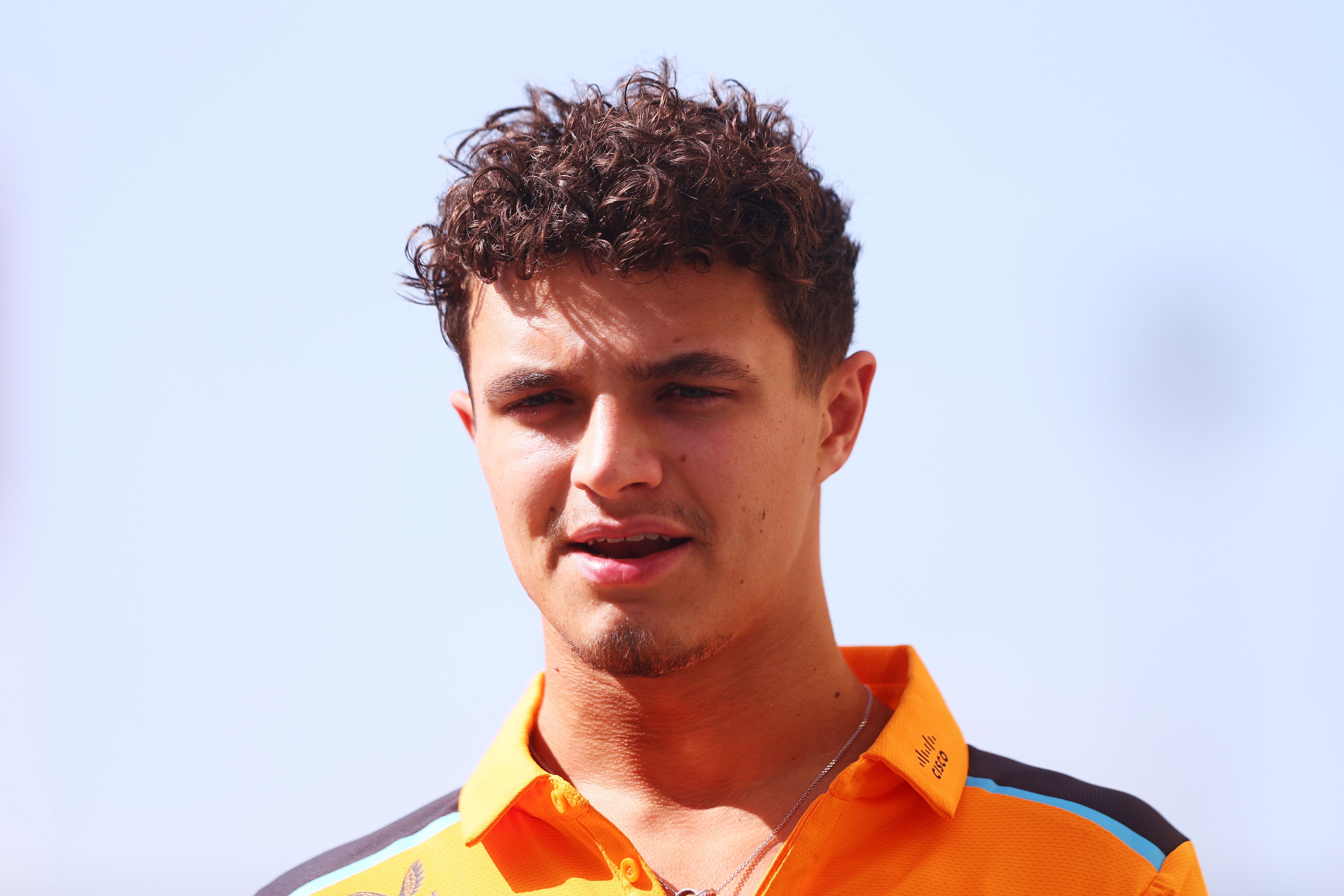 Lando Norris was not happy with Sergio Perez after their collision in Abu Dhabi