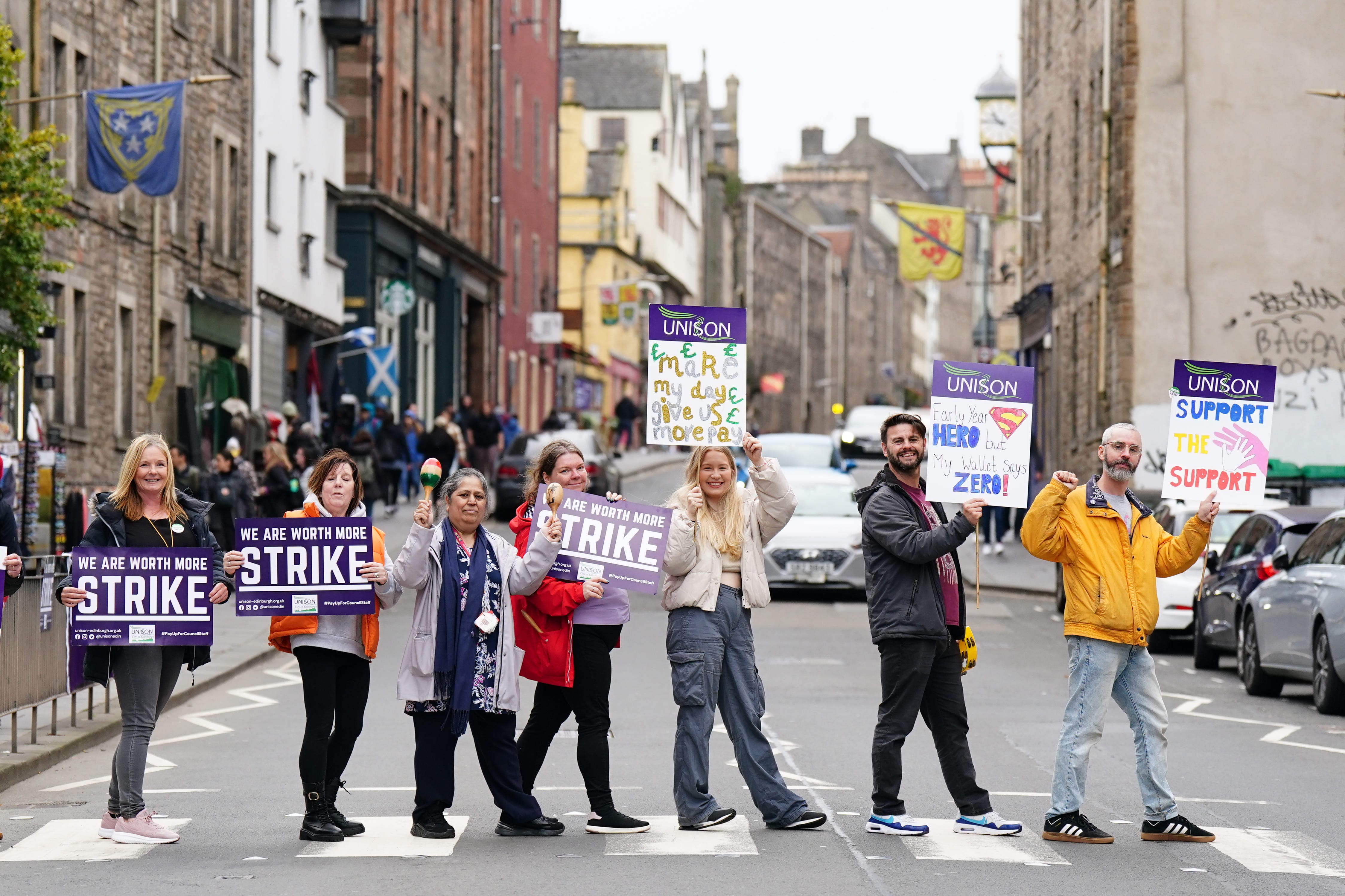 School support workers have voted to accept an increased pay offer (Jane Barlow/PA)