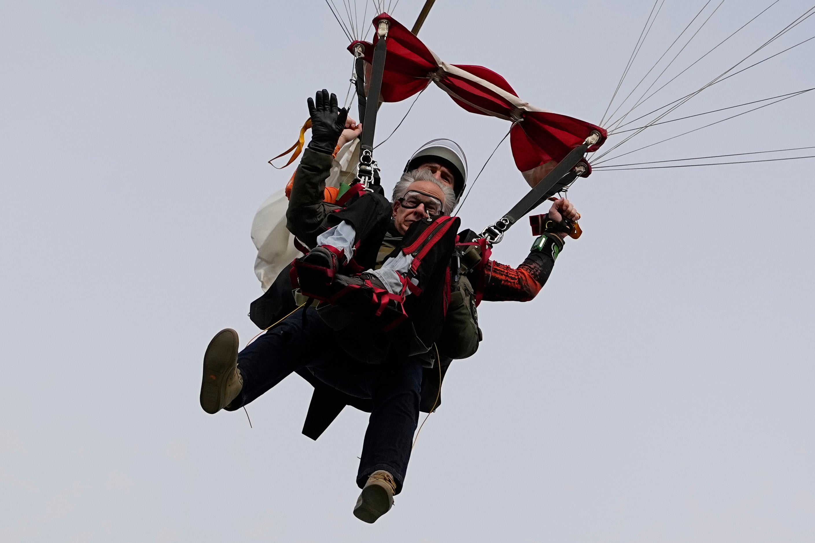 Texas Governor Skydive