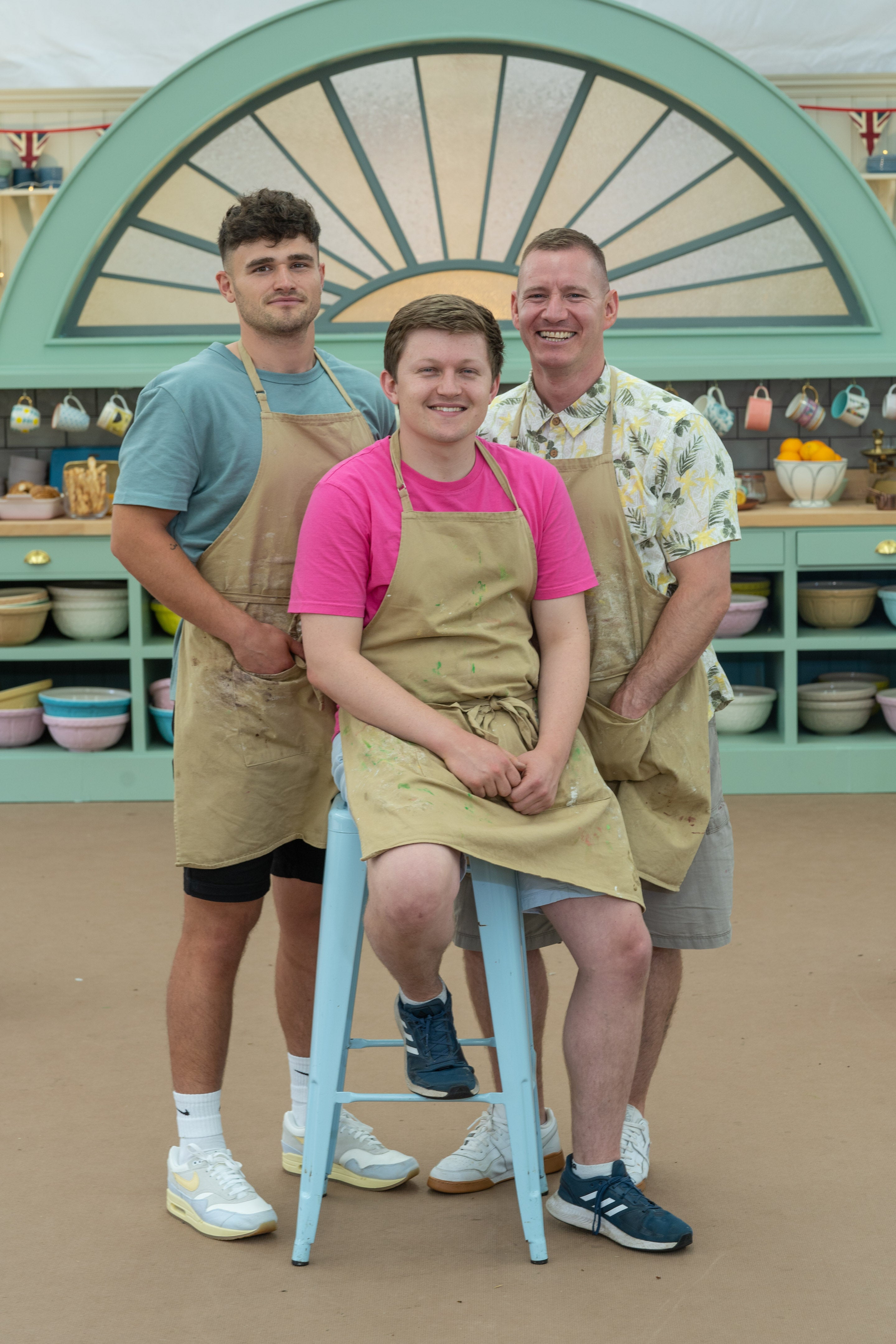 GBBO finalists Matty, Josh and Danny