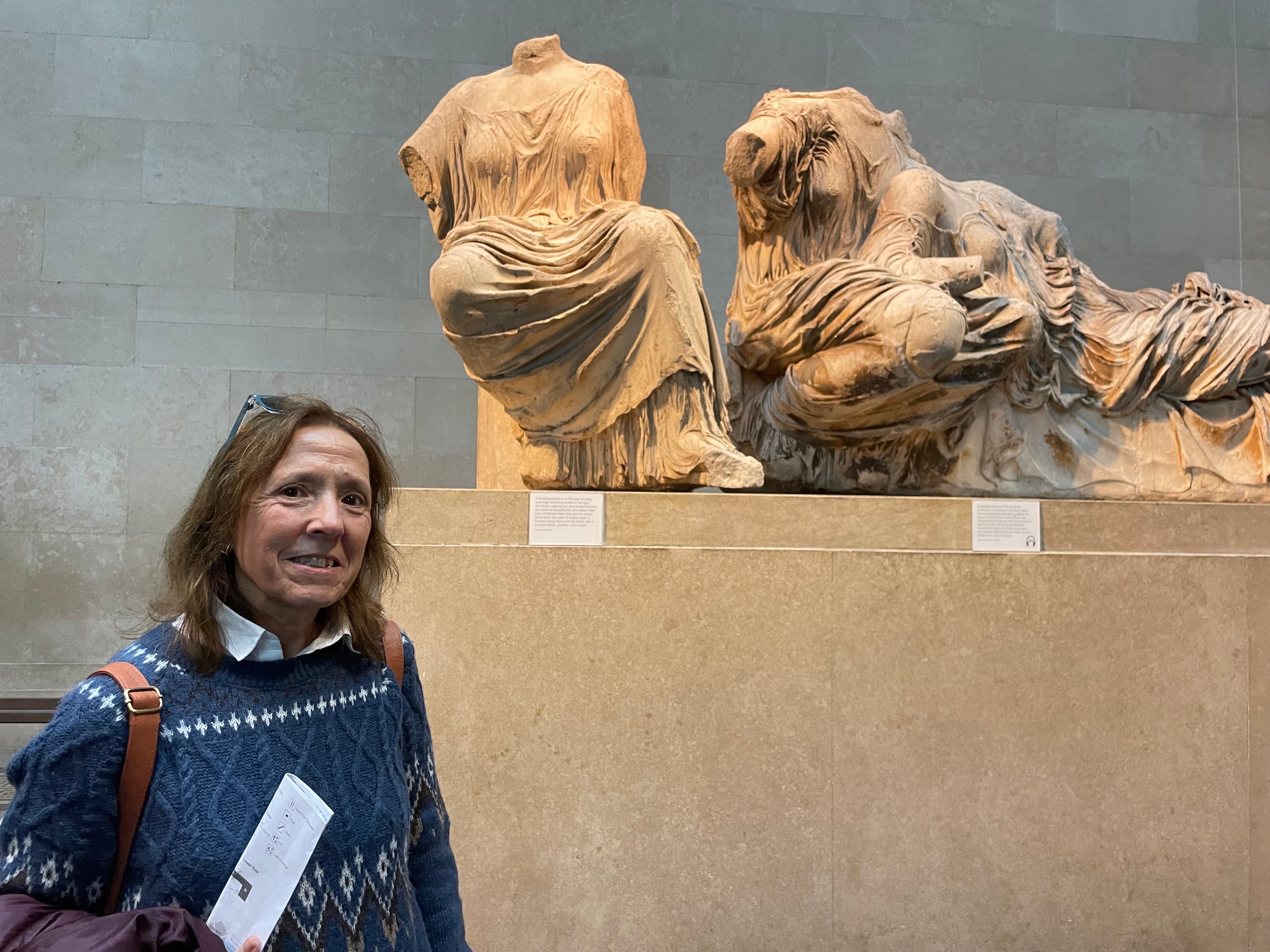 Maria Paloma de Alvarado said the fate of the statues may have been worse if they had not been bought by Lord Elgin