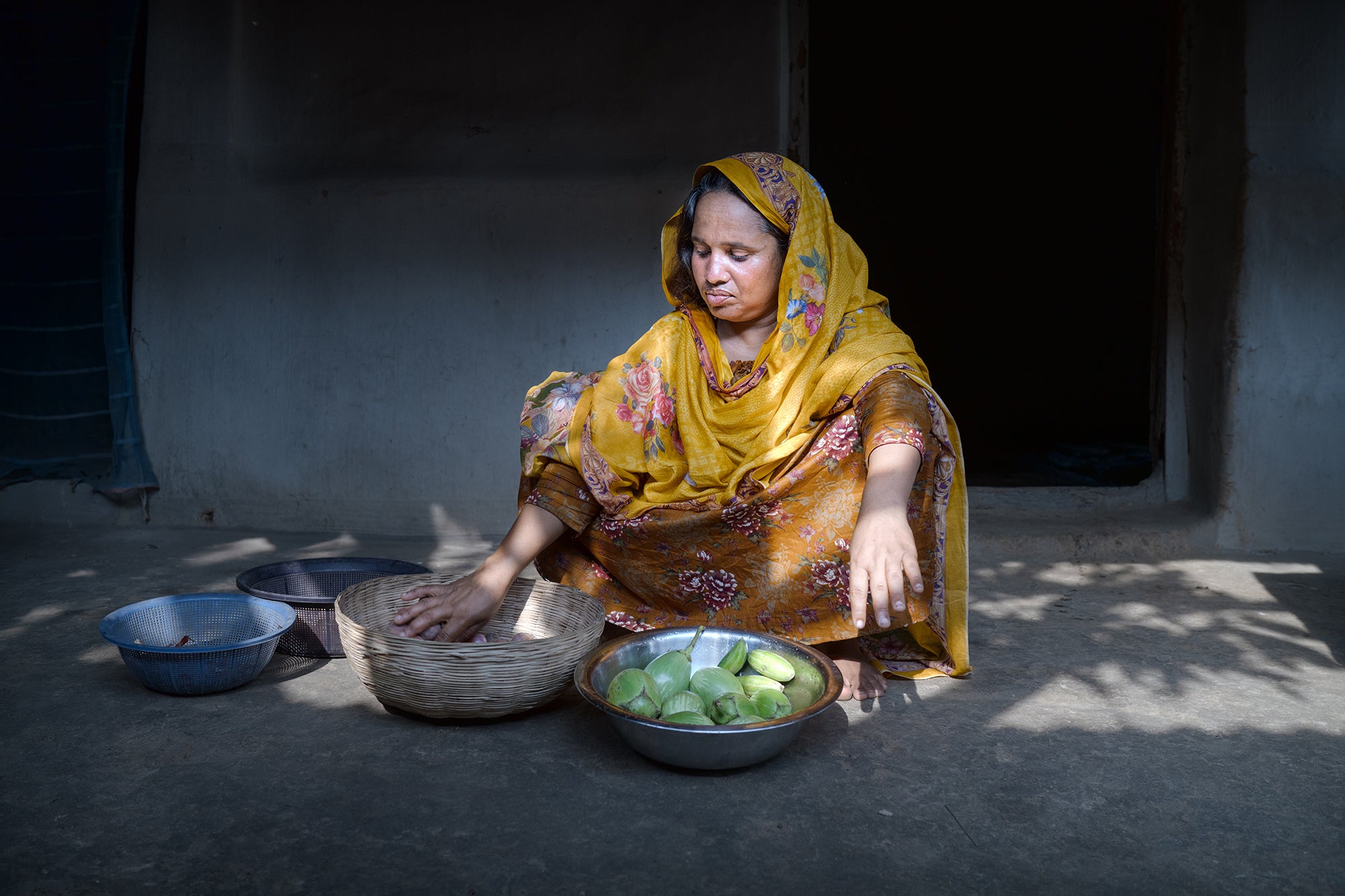 Bulbuli, 38, is a farmer, activist and president of Shobuj Nari Krishok Dol